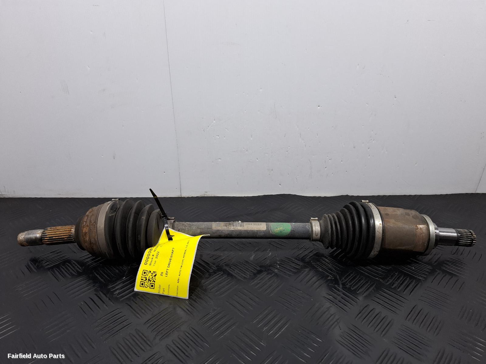 2017-2024 Mg Zs Left Driveshaft