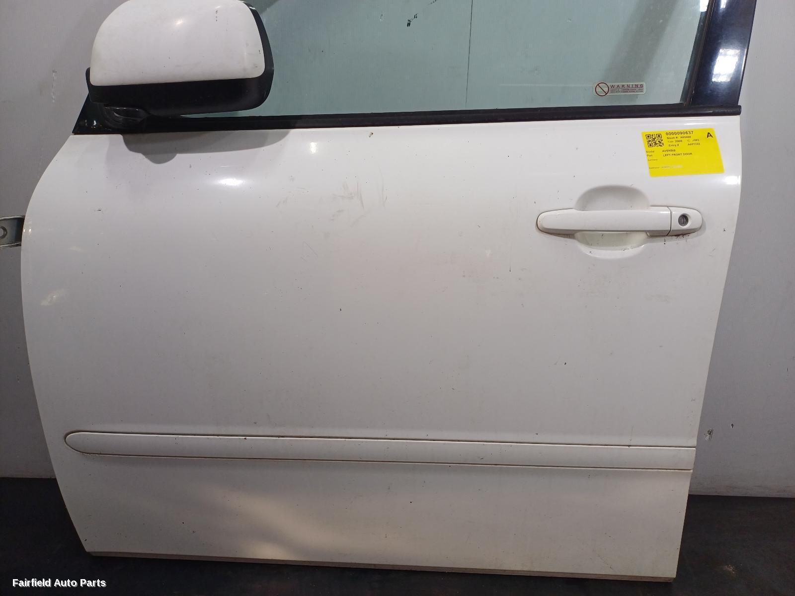 2001-2010 Toyota Avensis Left Front Door