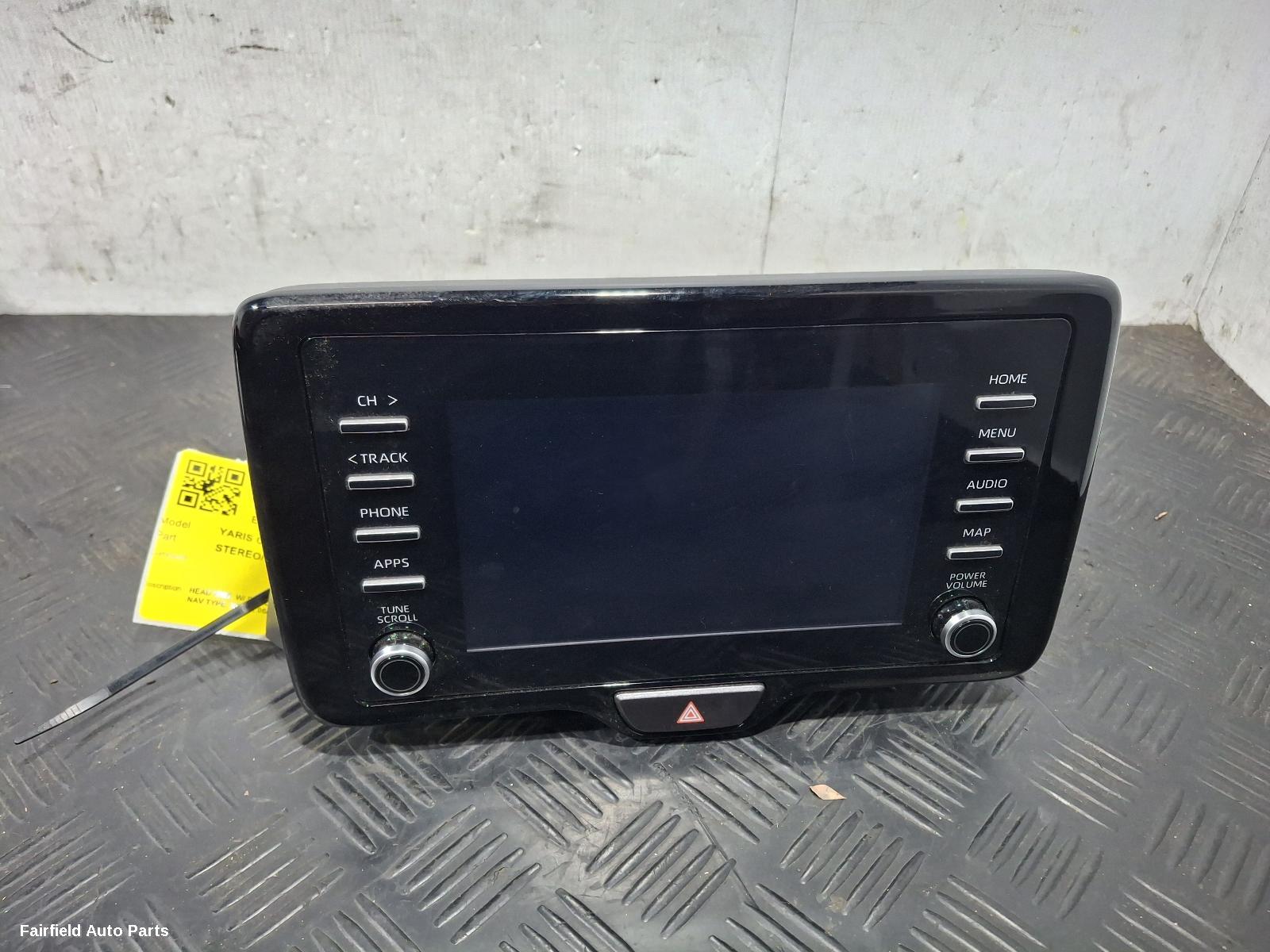 2020-2023 Toyota Yaris Cross Radio Cd Dvd Sat Tv