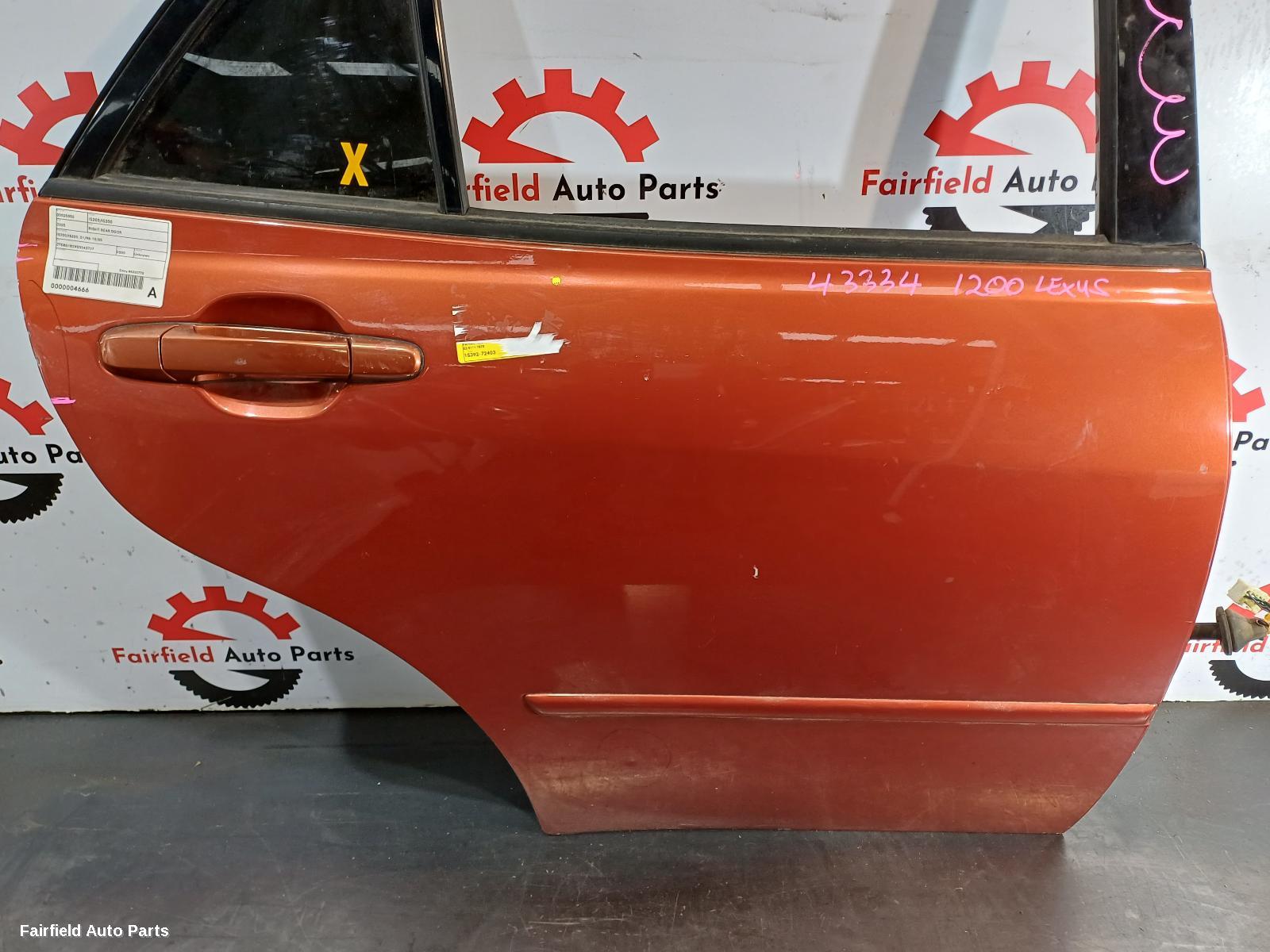 1998-2005 Lexus Is200/is300 Right Rear Door Sliding