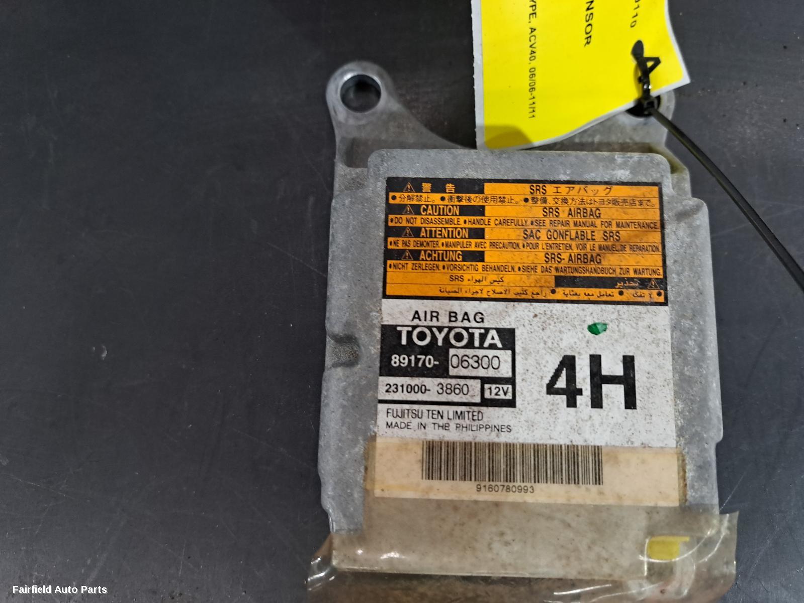 2006-2011 Toyota Camry Airbag Module Sensor