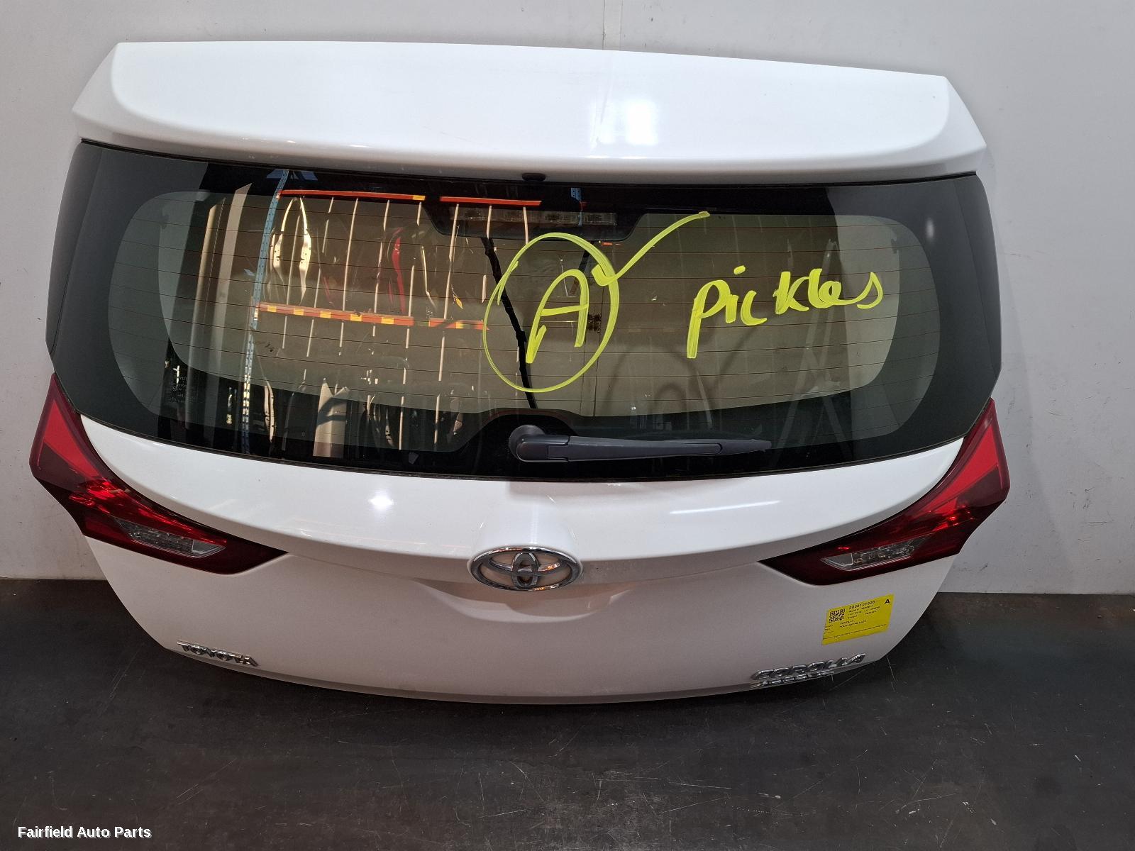 2012-2015 Toyota Corolla Bootlid Tailgate