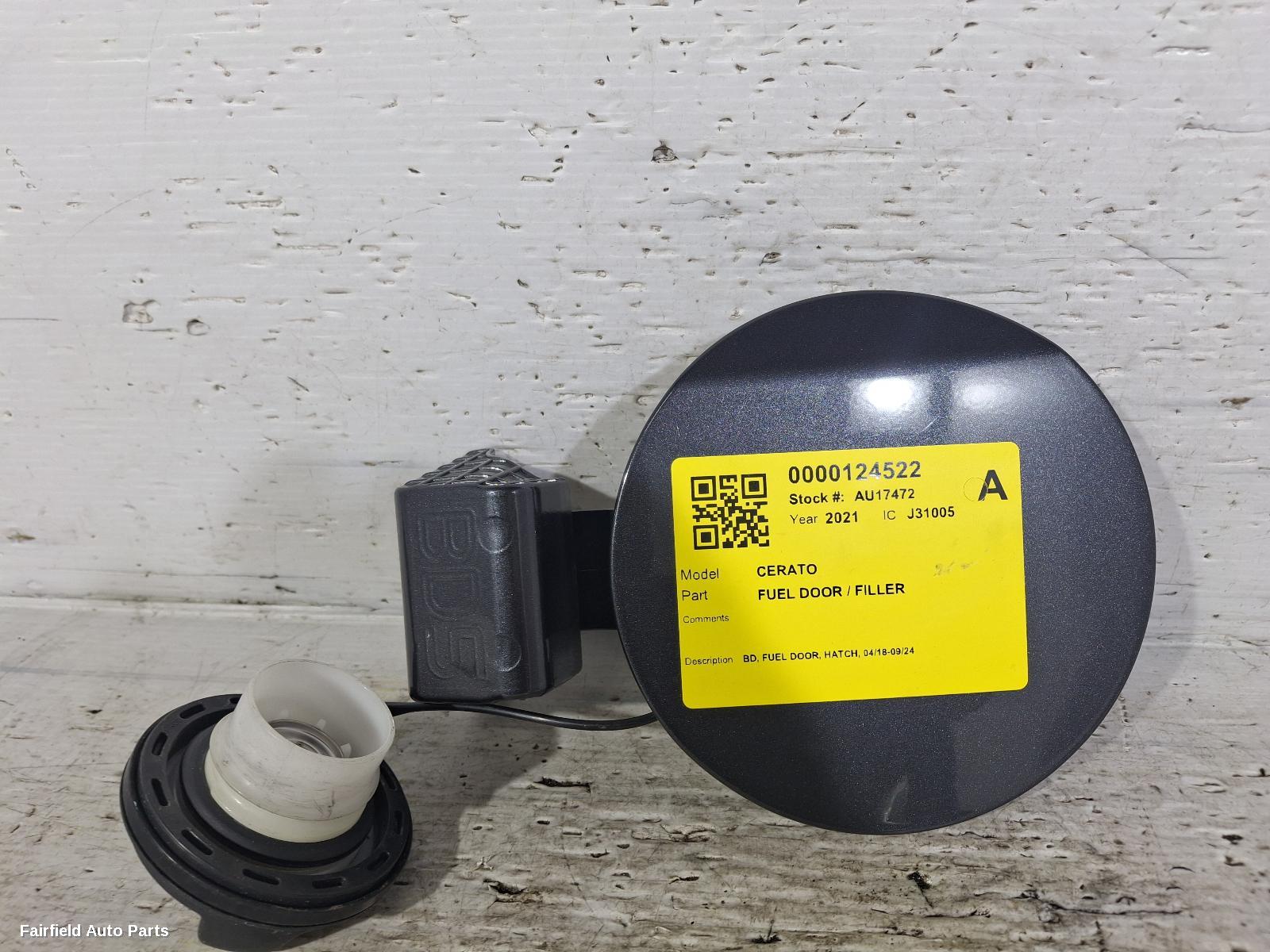 2018-2024 Kia Cerato Fuel Door Filler