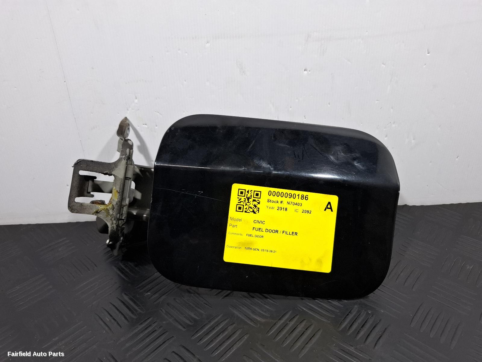 2016-2021 Honda Civic Fuel Door Filler