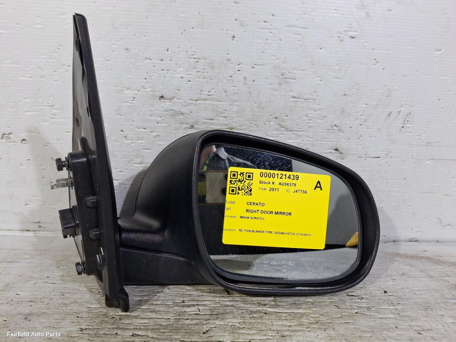 2010-2013 Kia Cerato Right Door Mirror