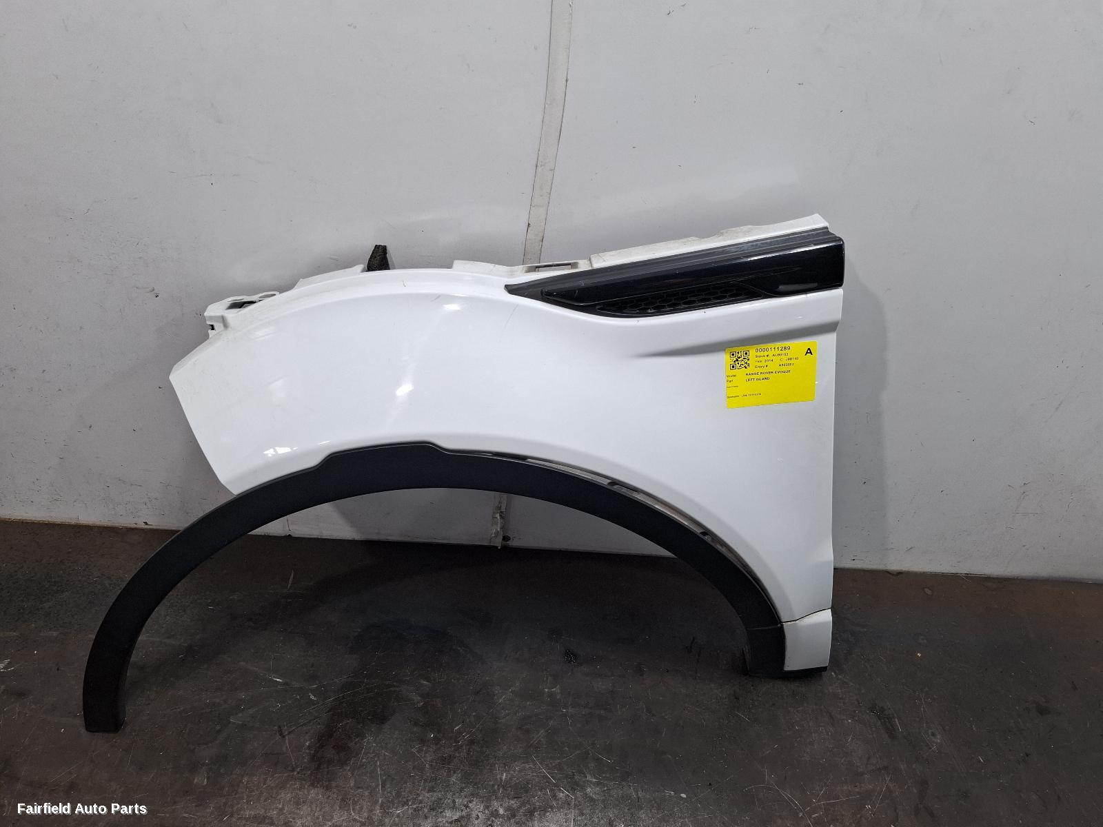 2011-2019 Land Rover Rangerover Evoque Left Guard