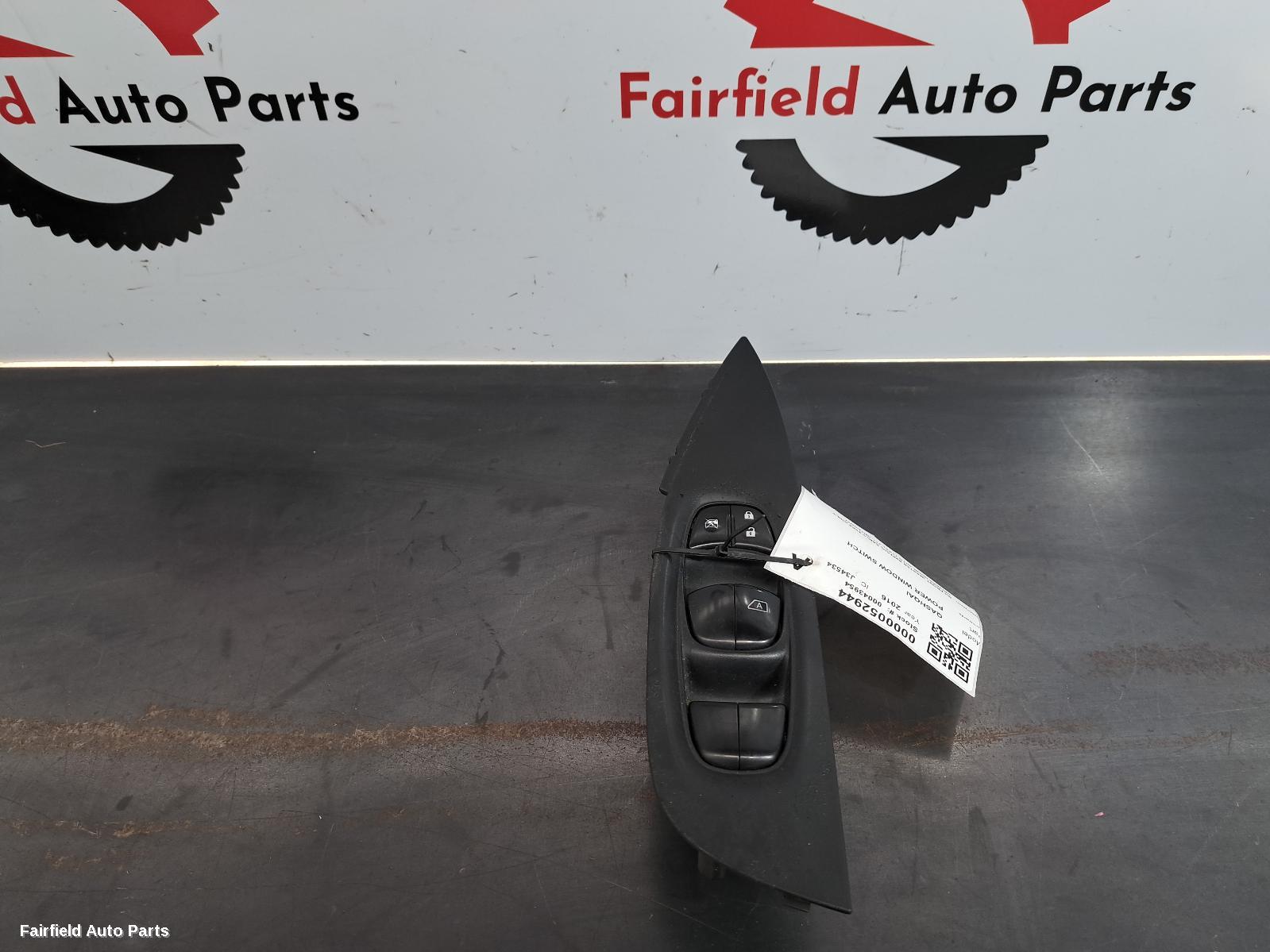 2013-2017 Nissan Qashqai Pwr Dr Wind Switch