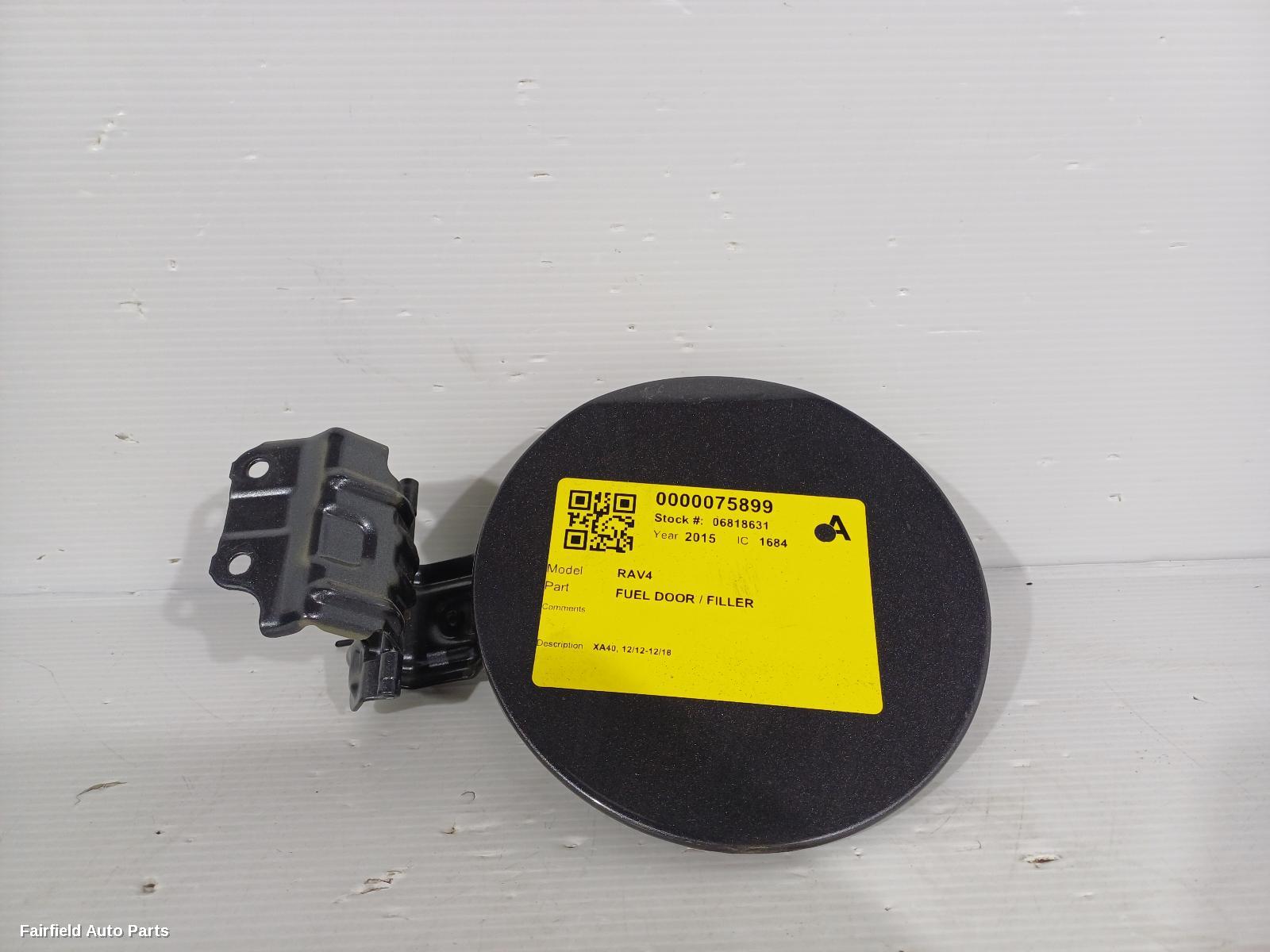 2012-2018 Toyota Rav4 Fuel Door Filler