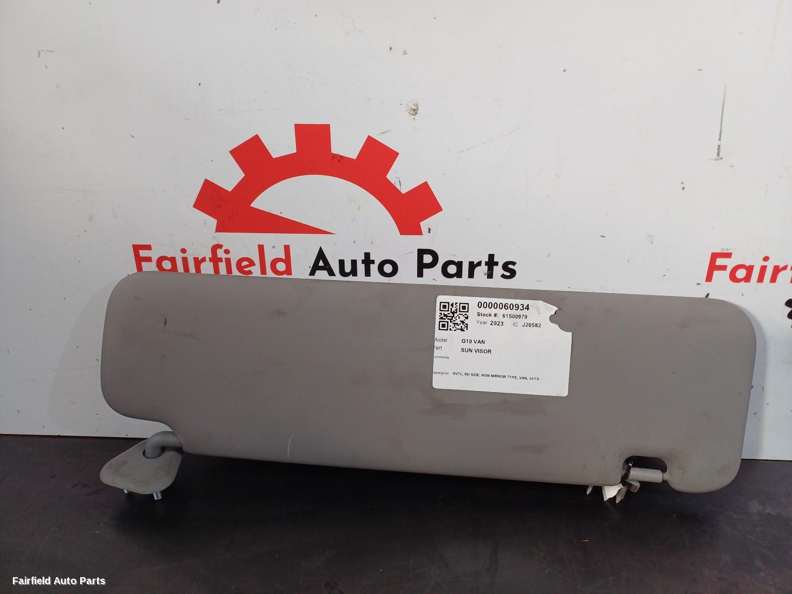 2015-2025 Ldv G10 Sunvisor