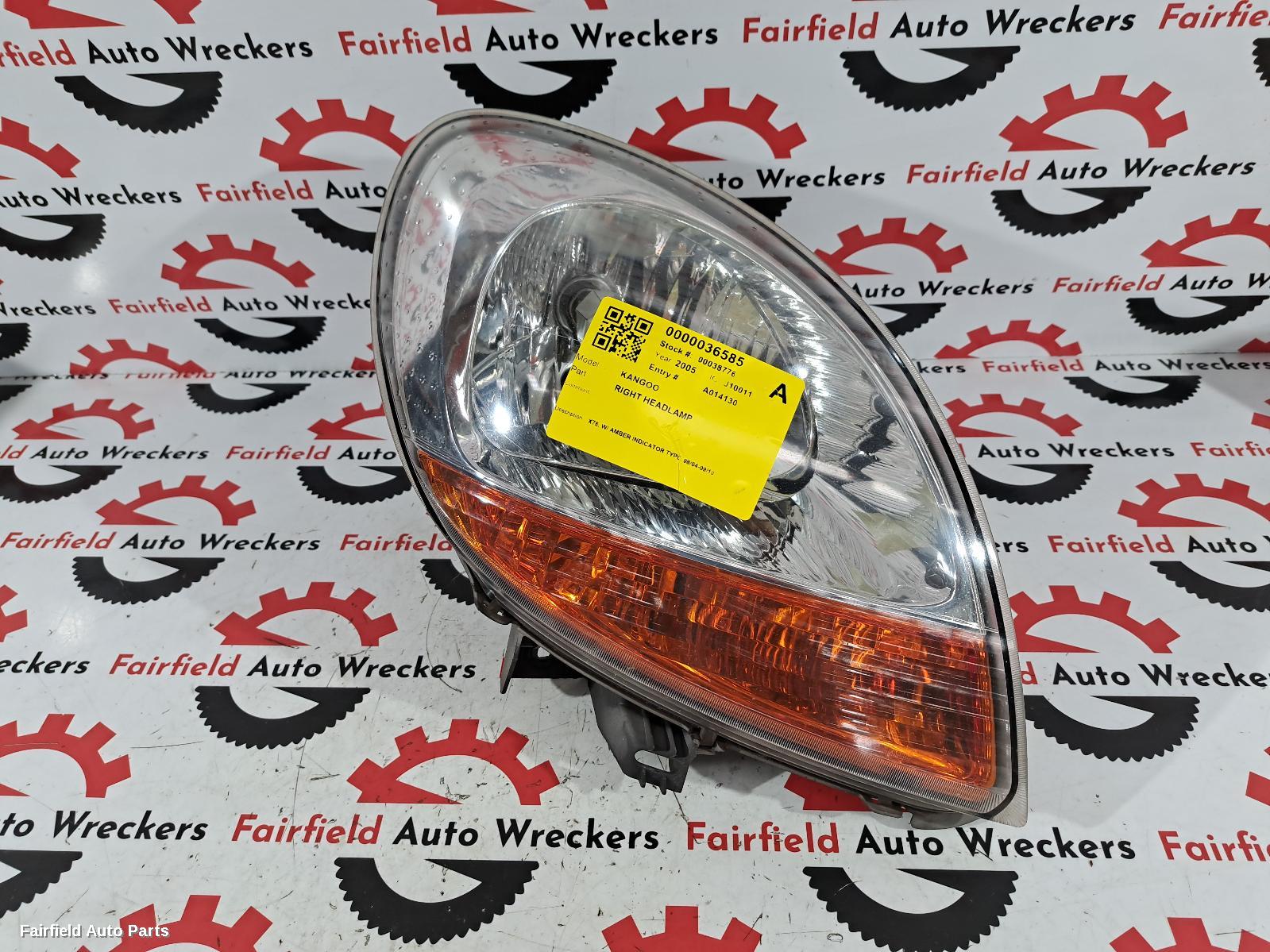 2004-2010 Renault Kangoo Right Headlamp