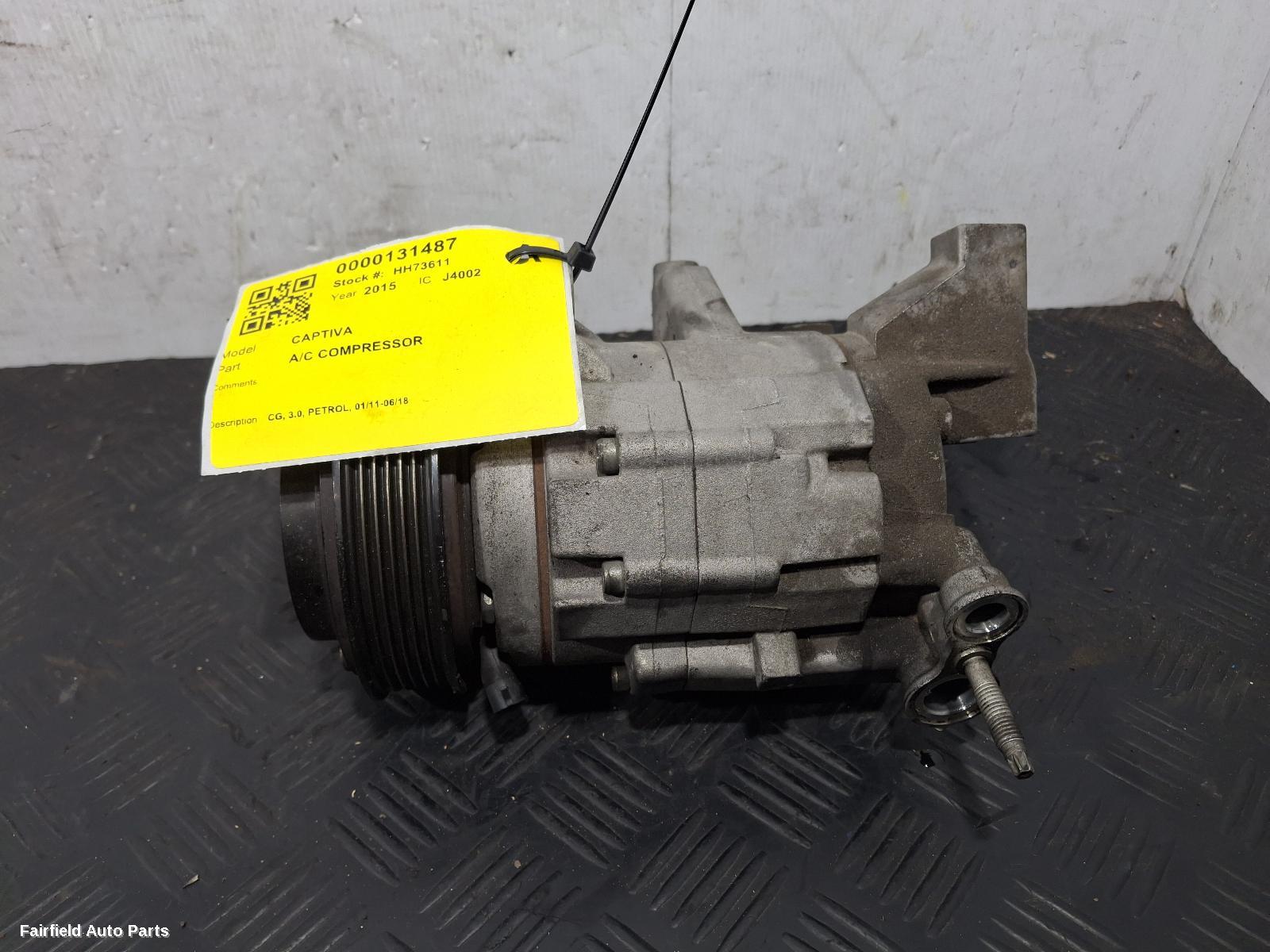 2011-2018 Holden Captiva A C Compressor