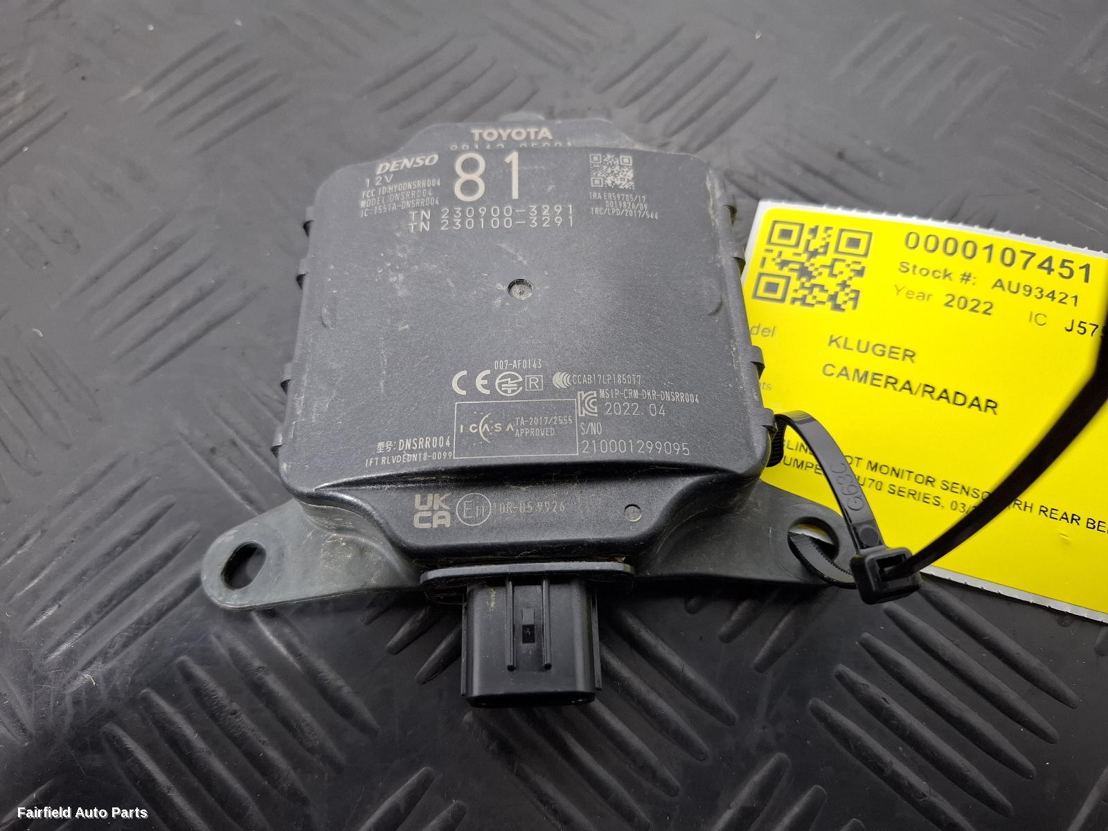 2021-2025 Toyota Kluger Reverse Camera