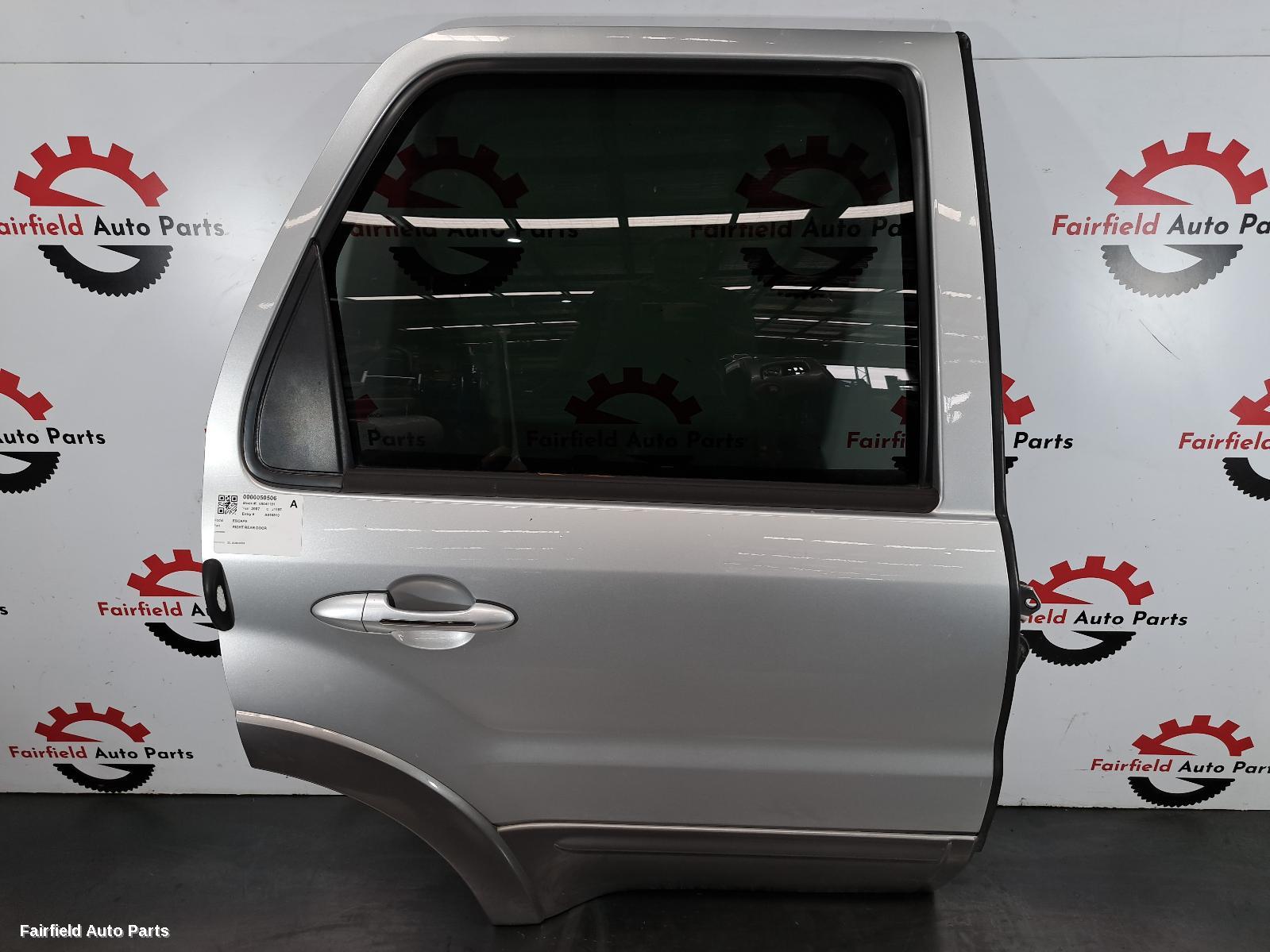 2006-2008 Ford Escape Right Rear Door Sliding