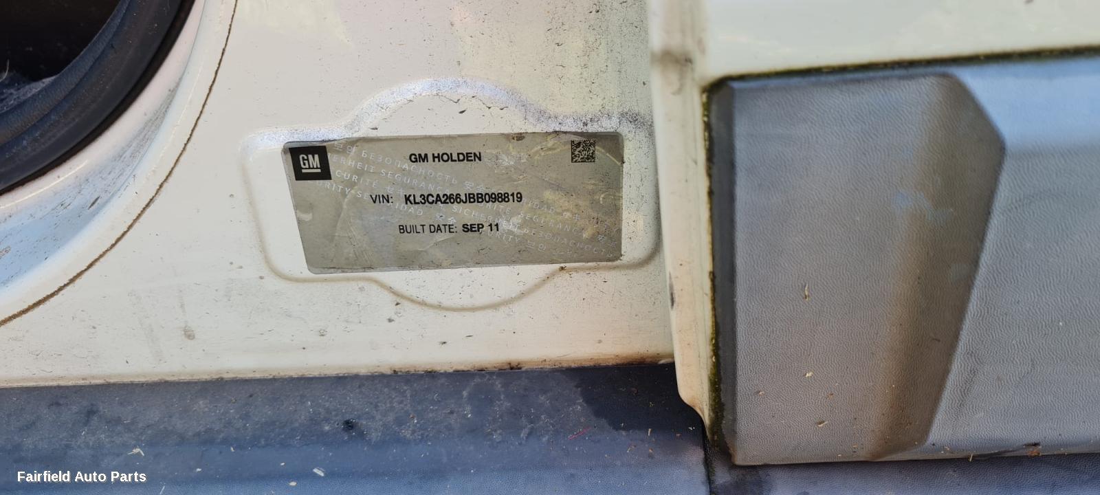 2012 Holden Captiva Right Headlamp