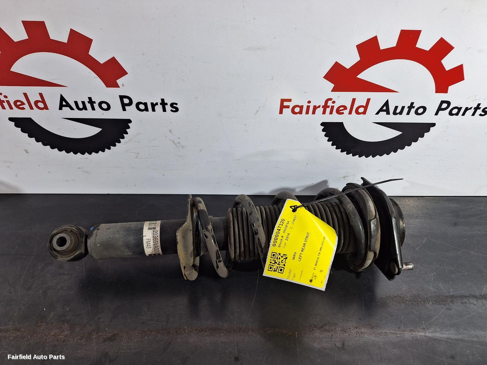 2014-2021 Subaru Wrx Left Rear Strut