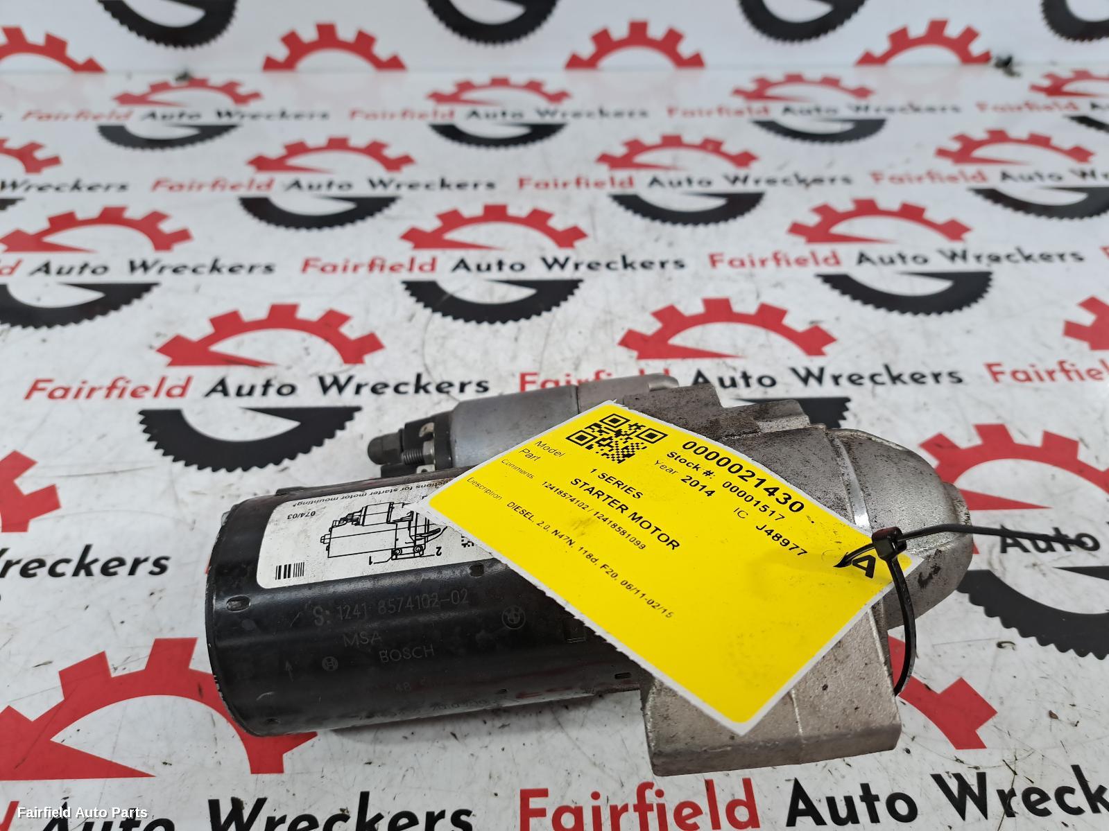 2014 Bmw 1 Series Starter