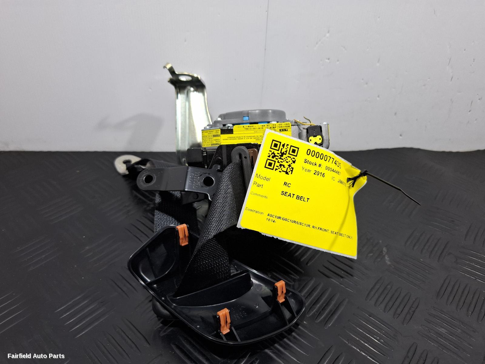 2014-2023 Lexus Rc Seatbelt Stalk