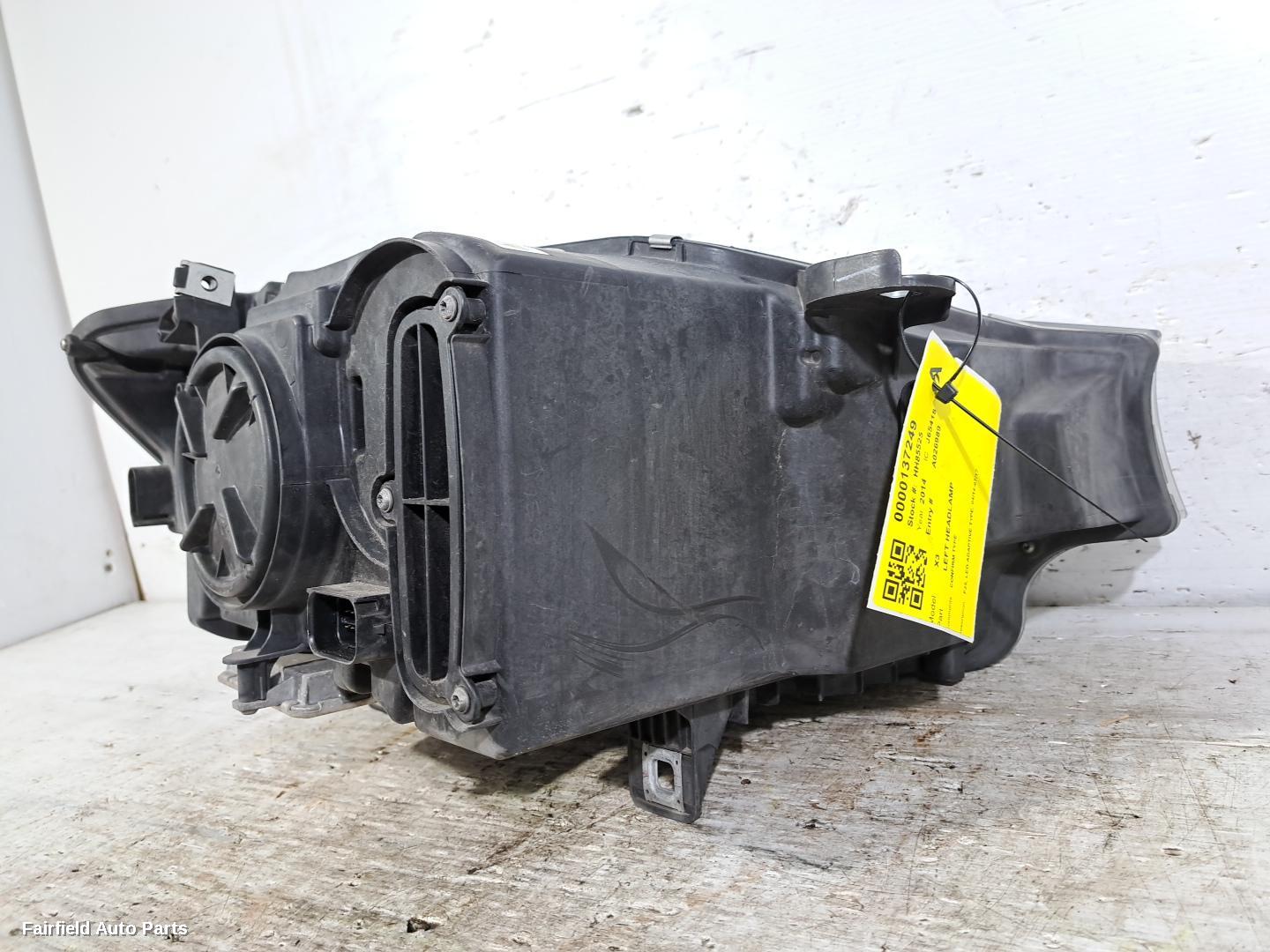 2014-2017 Bmw X3 Left Headlamp