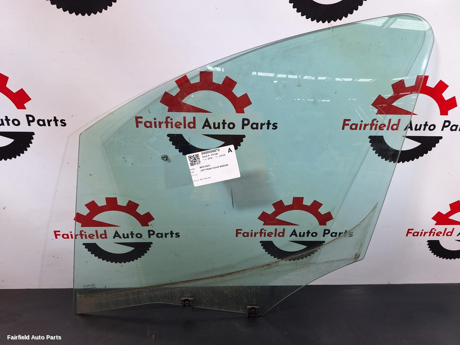 2009-2018 Citroen Berlingo Left Front Door Window