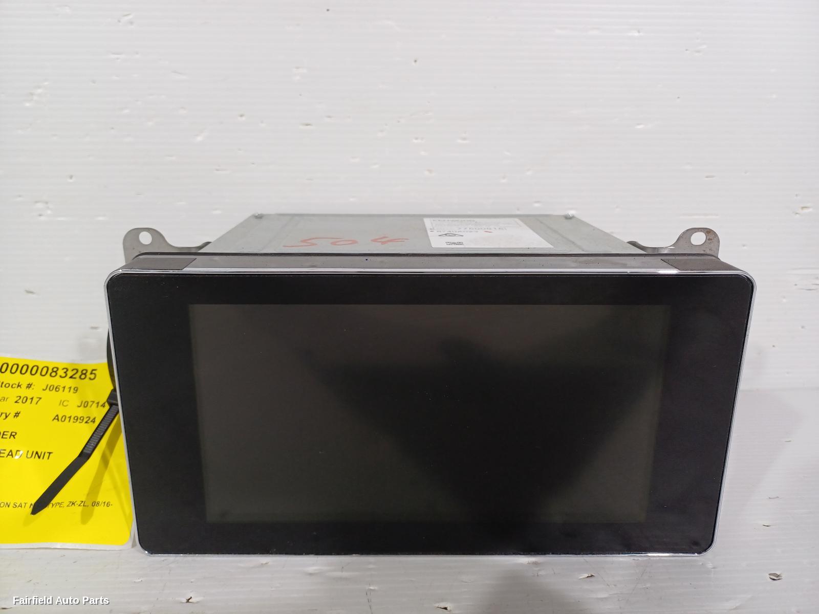 2016-2020 Mitsubishi Outlander Radio Cd Dvd Sat Tv