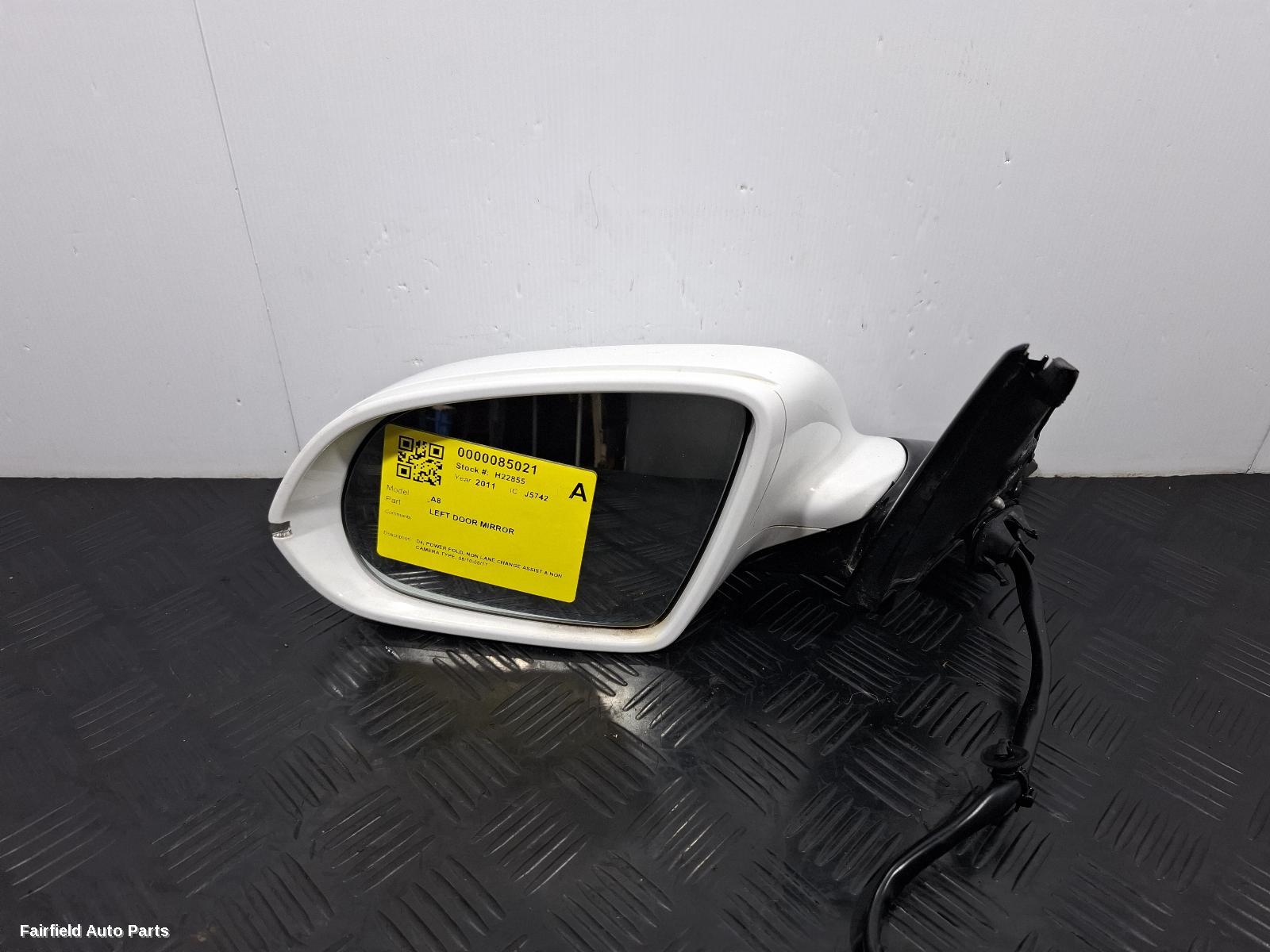 2010-2017 Audi A8 Left Door Mirror