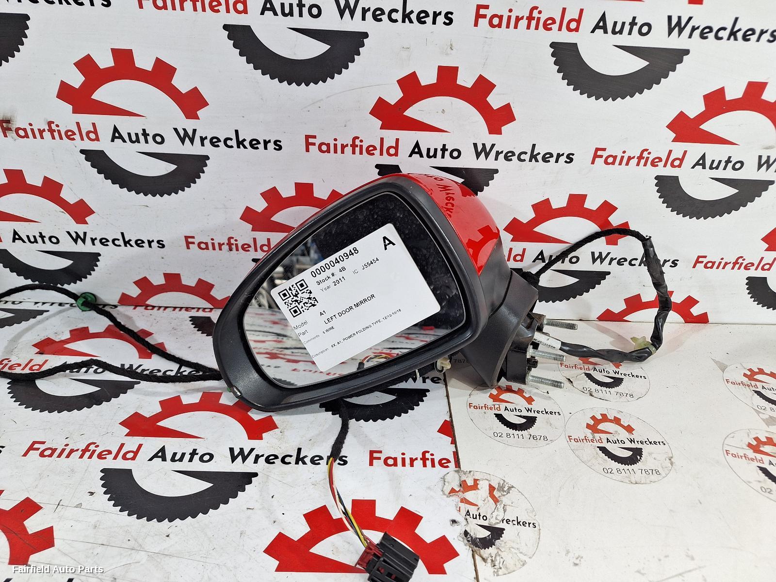 2010-2018 Audi A1 Left Door Mirror
