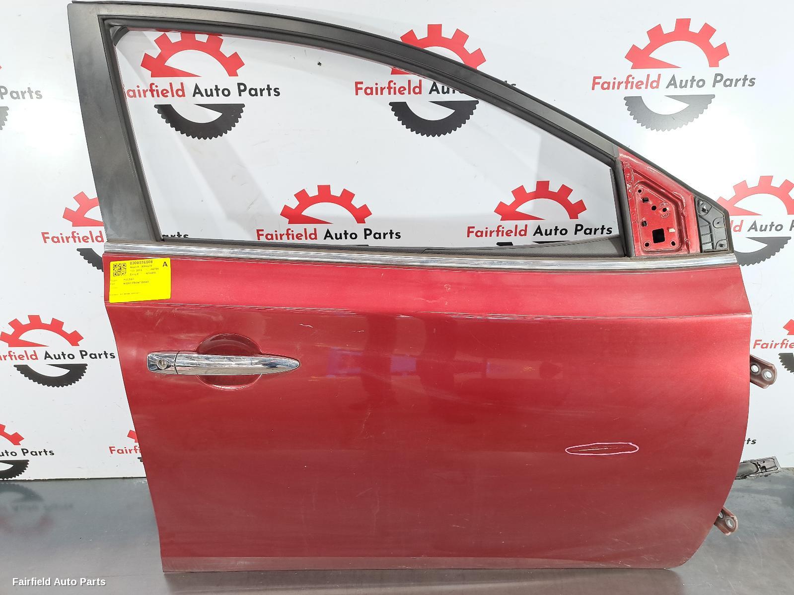 2012-2017 Nissan Pulsar Right Front Door