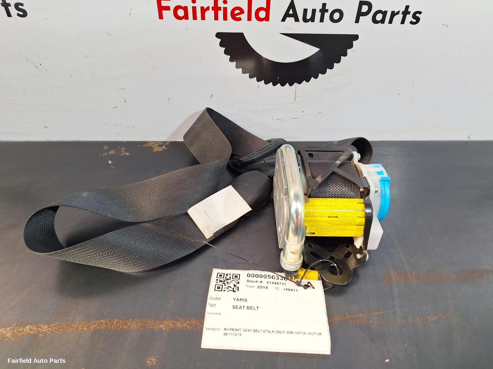 2011-2019 Toyota Yaris Seatbelt Stalk