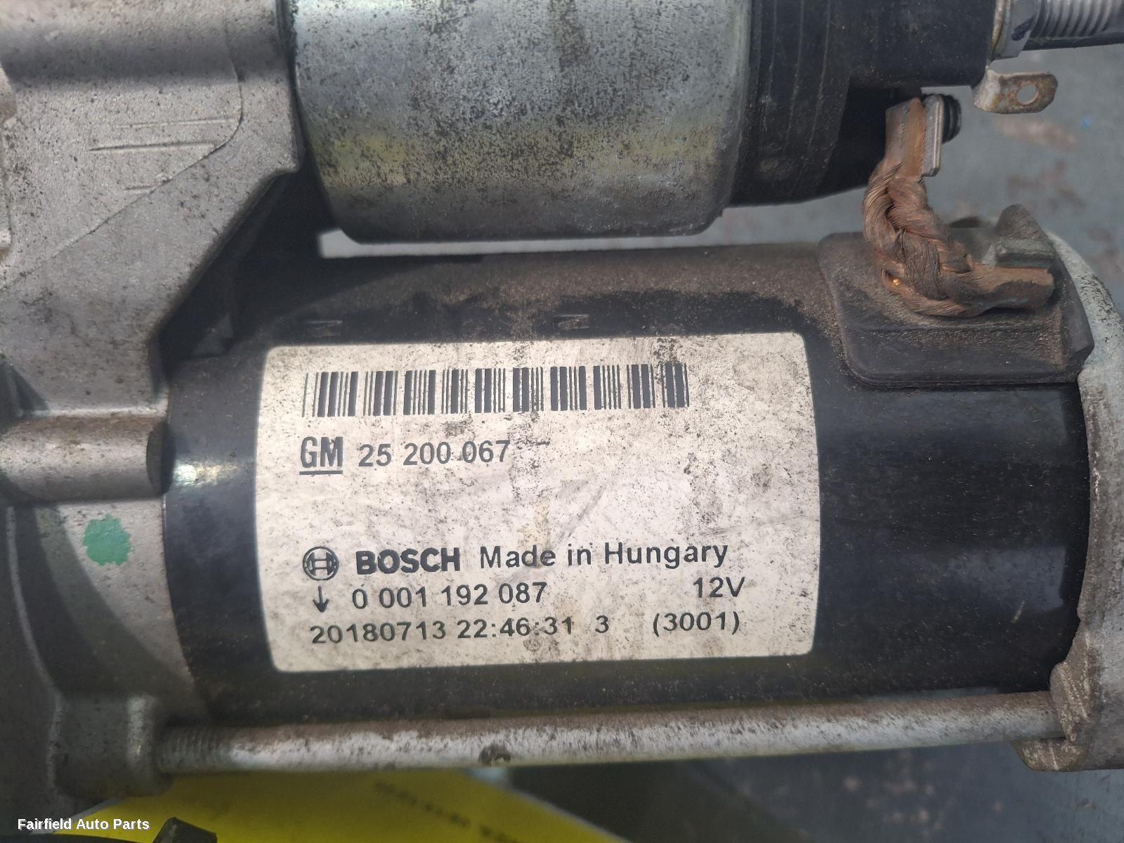 2014-2020 Holden Trax Starter