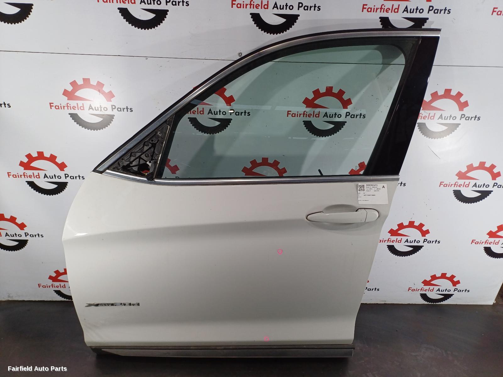 2009-2017 Bmw X3 Left Front Door