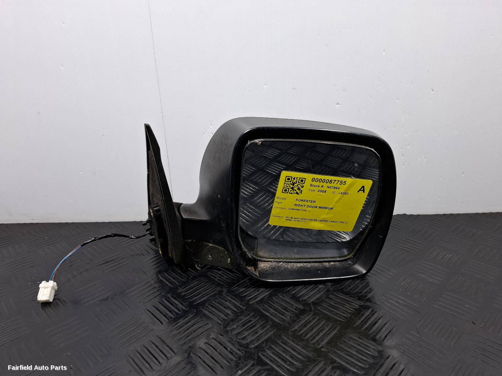 2008-2010 Subaru Forester Right Door Mirror