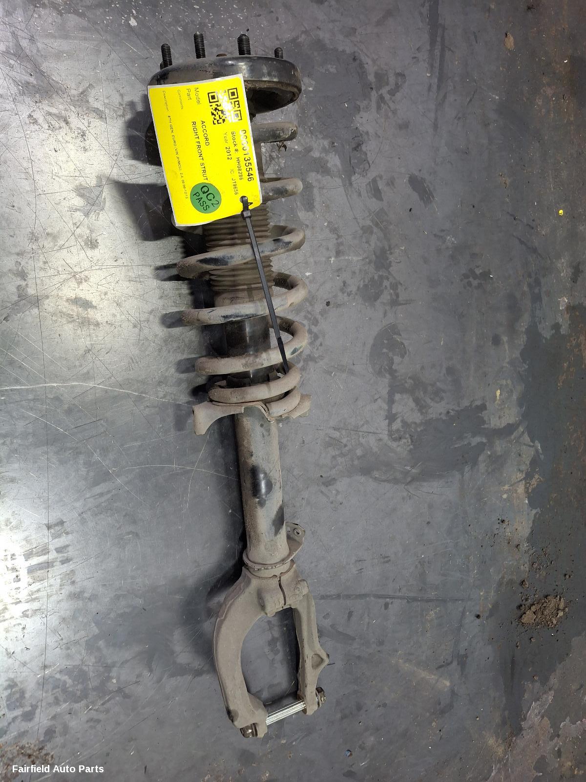 2008-2015 Honda Accord Right Front Strut