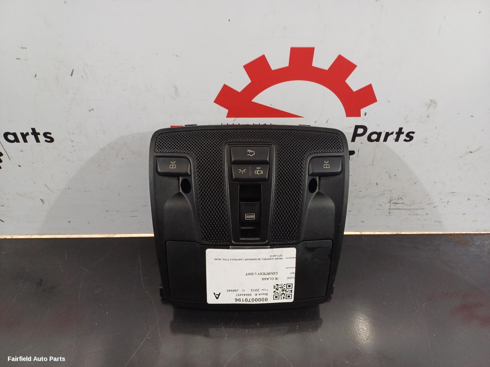 2011-2019 Mercedes B Class Courtesy Light