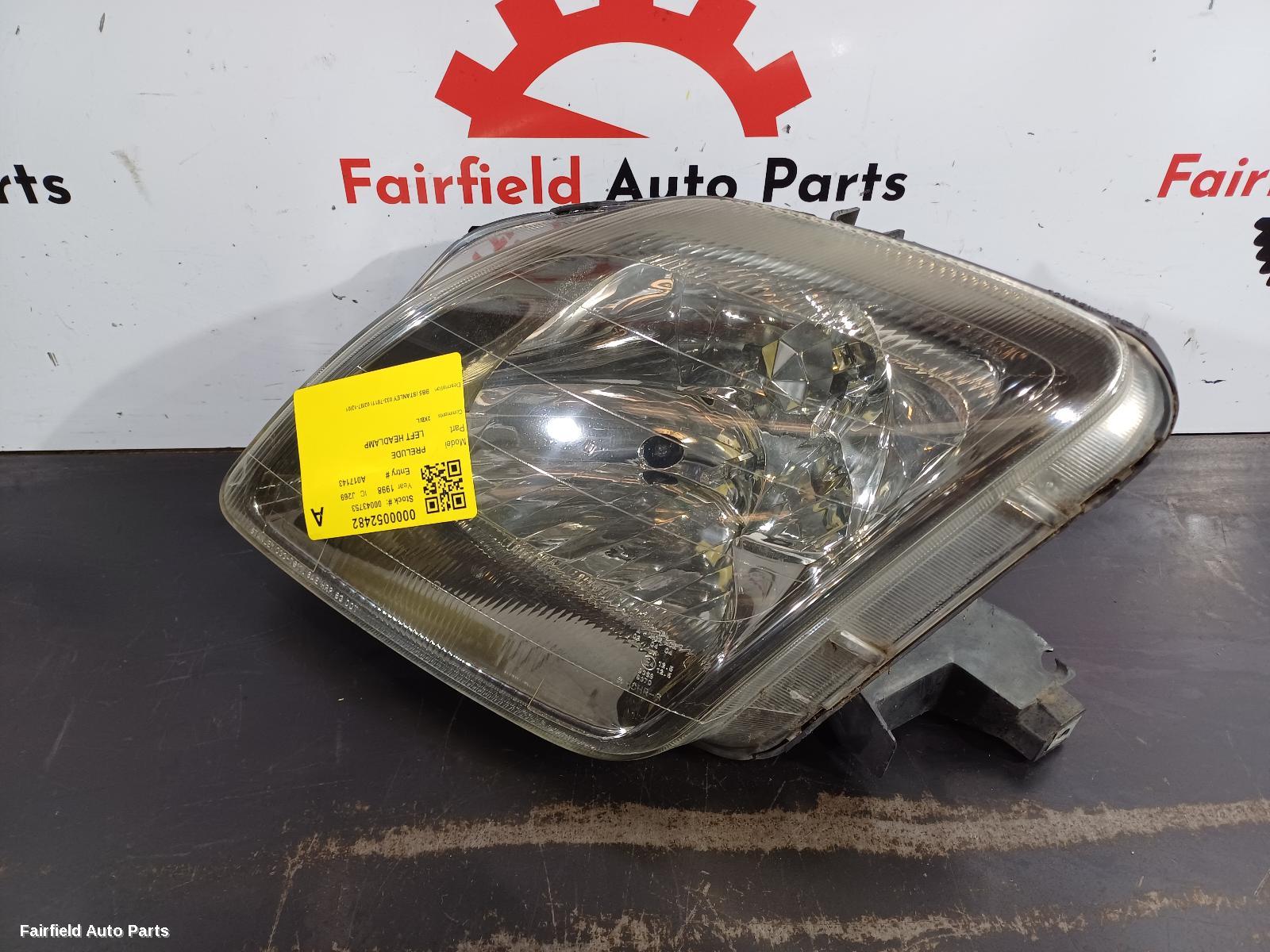 1997-2001 Honda Prelude Left Headlamp