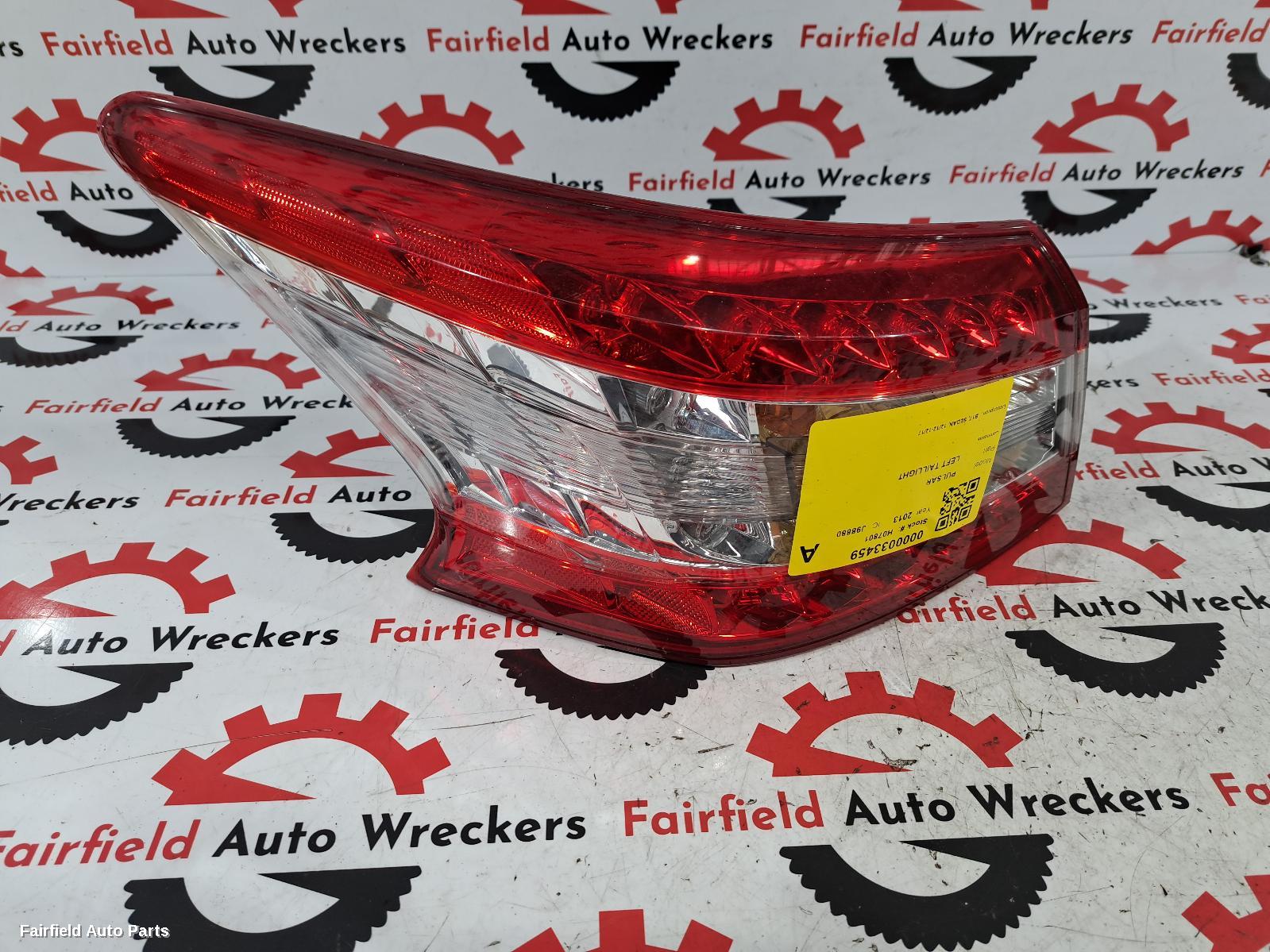 2013 Nissan Pulsar Left Taillight