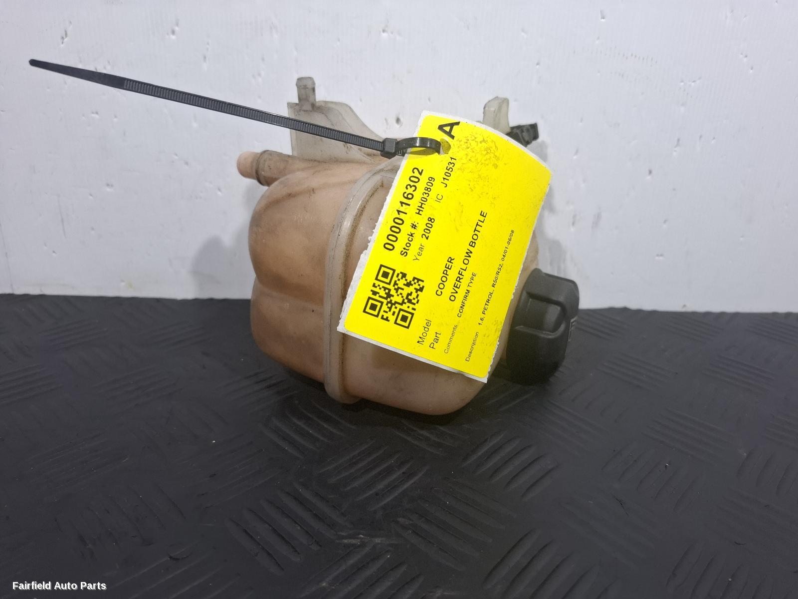 2001-2008 Mini Cooper Overflow Bottle