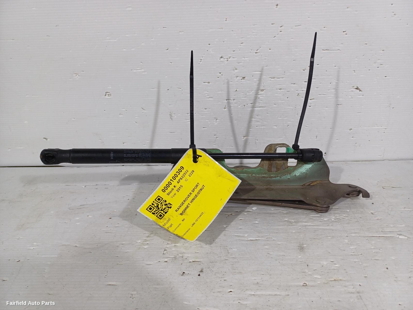 2015 Land Rover Rangerover Sport Bonnet Hinge Strut
