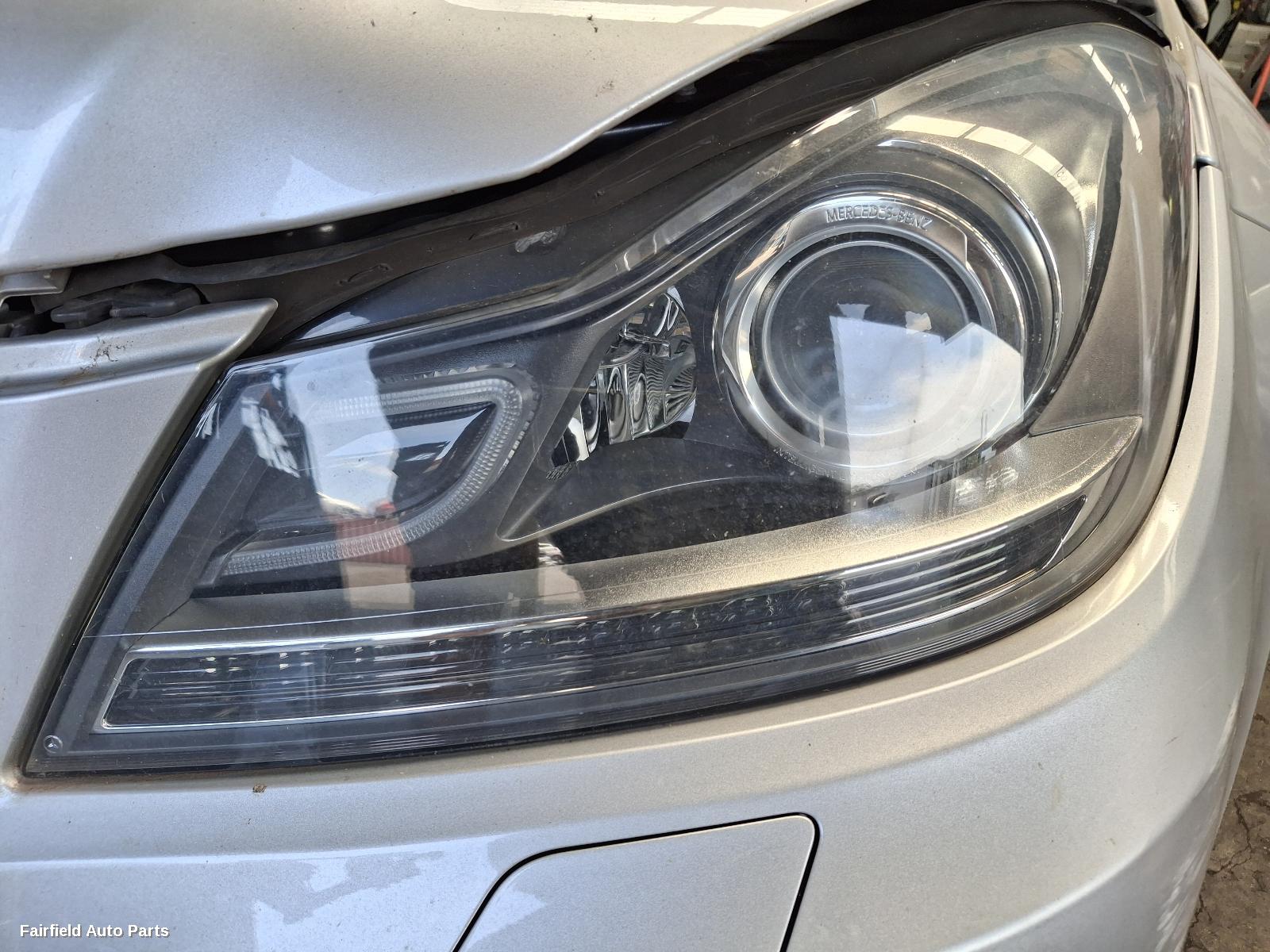 2013 Mercedes C Class Left Headlamp