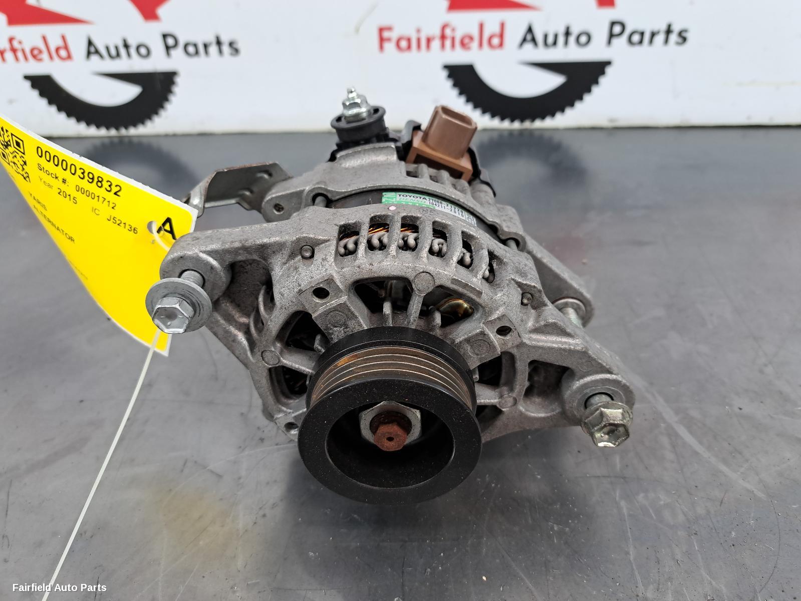 2014-2019 Toyota Yaris Alternator