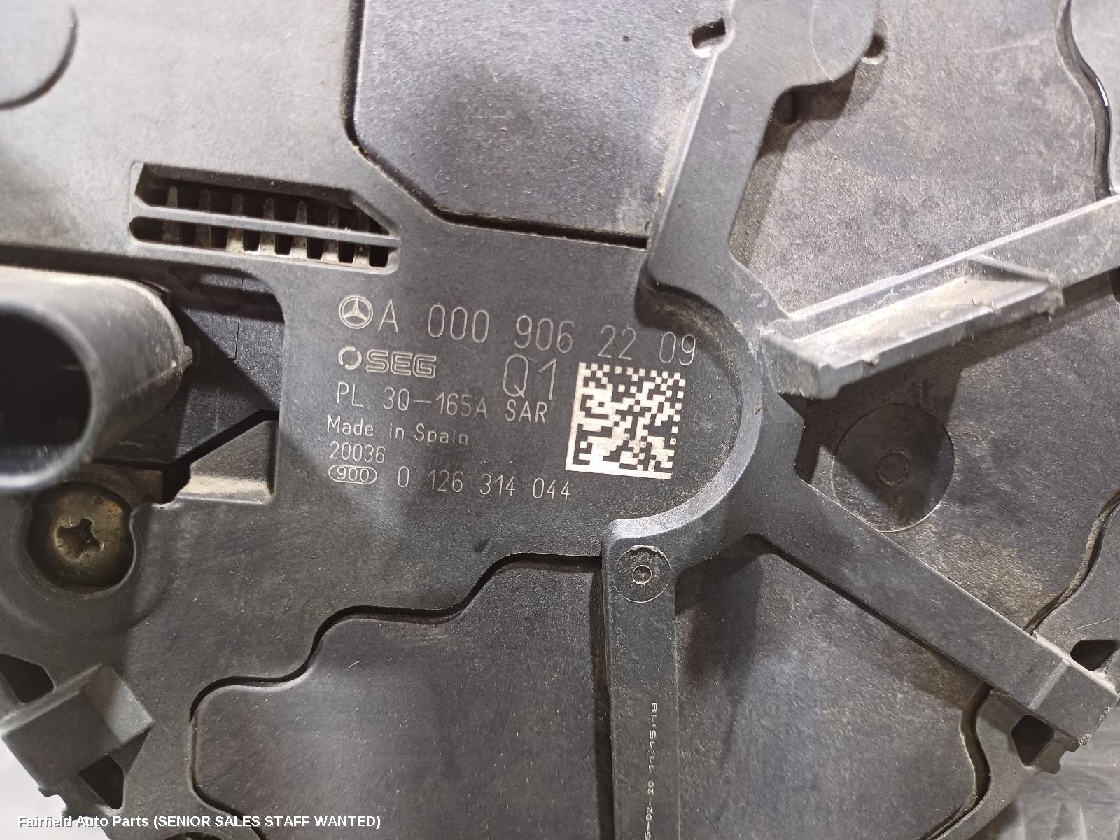 2020 Mercedes A Class Alternator