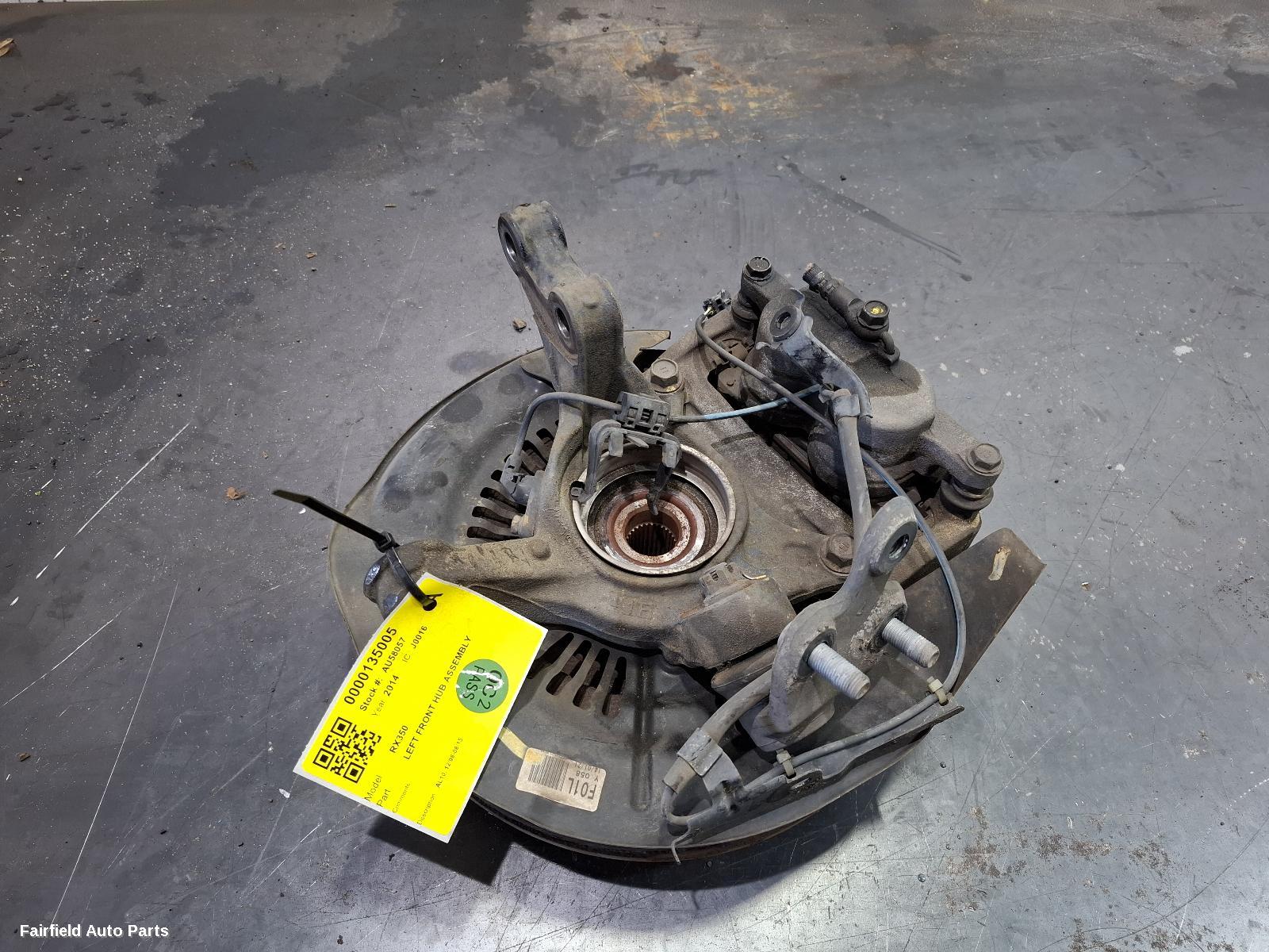 2008-2015 Lexus Rx Series Left Front Hub Assembly