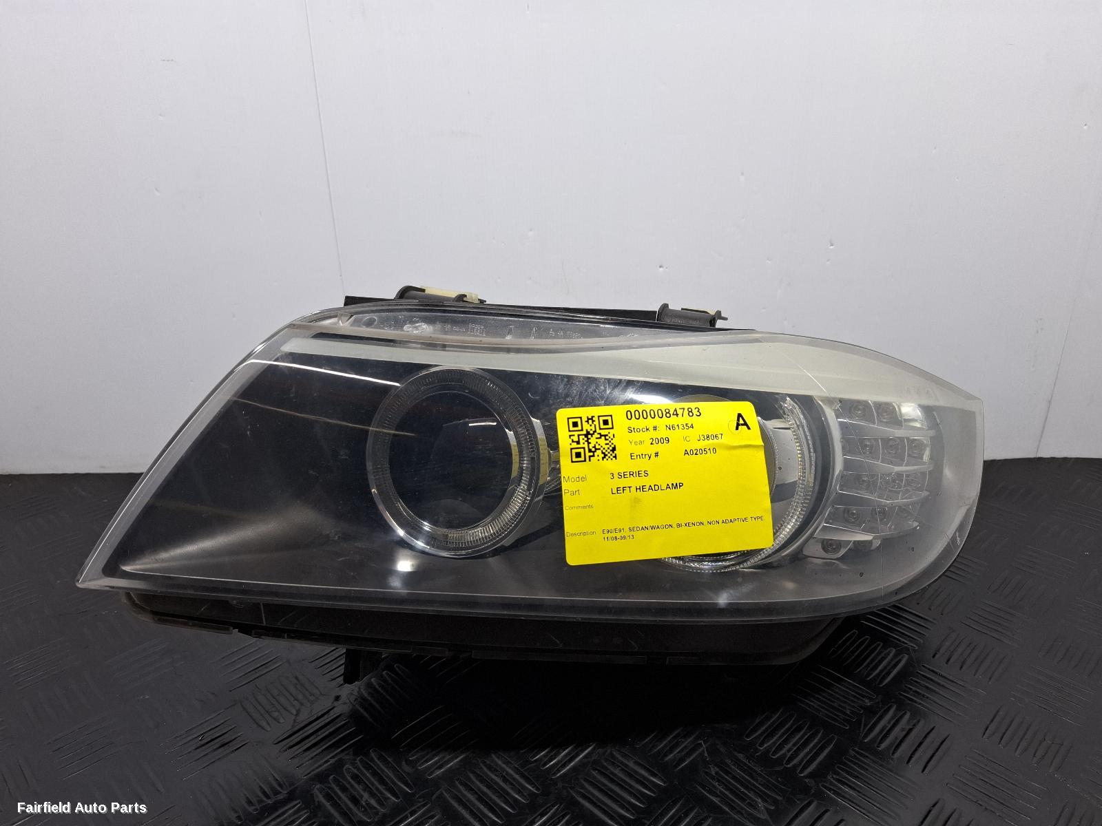 2008-2013 Bmw 3 Series Left Headlamp