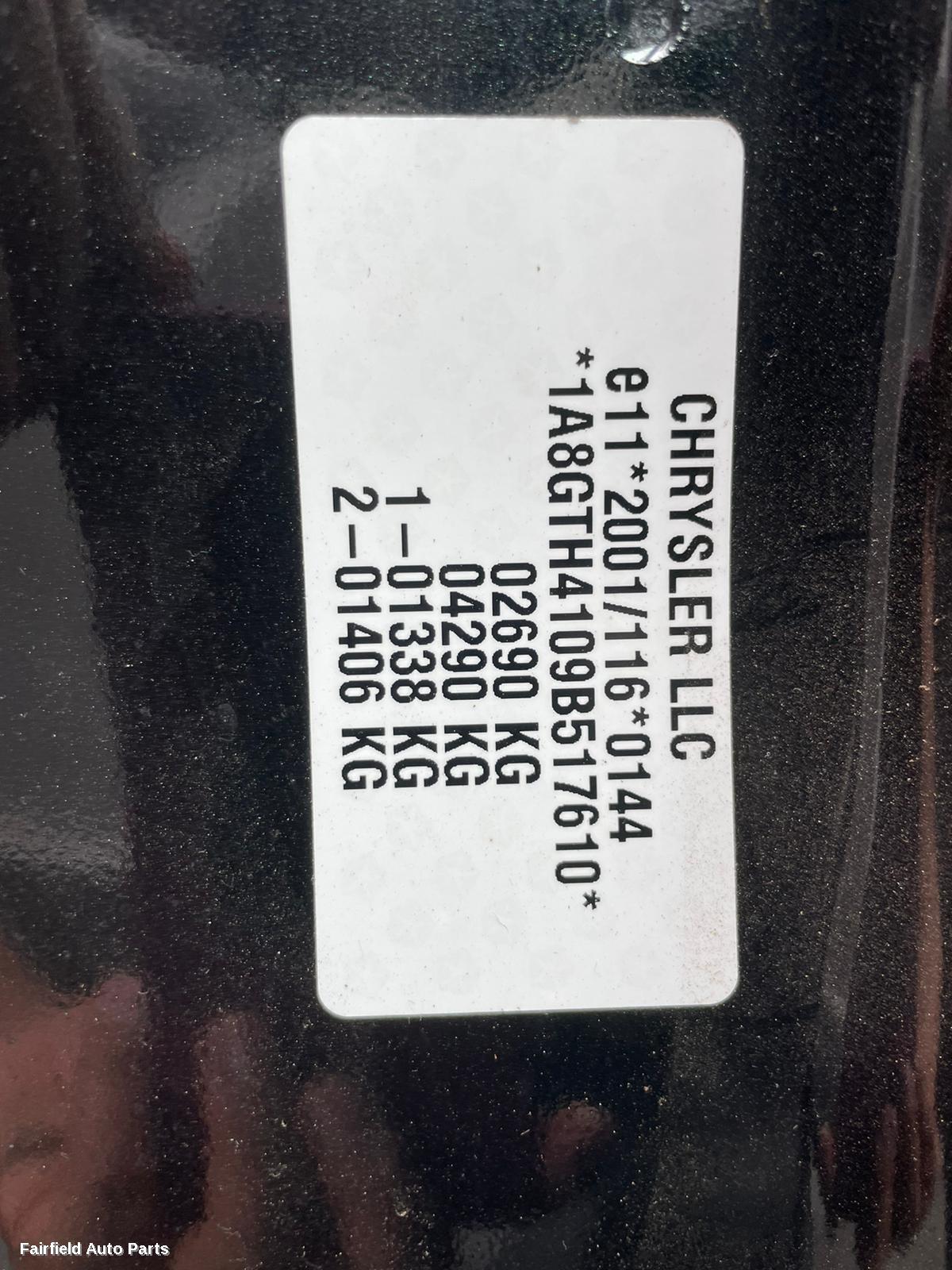 2008-2014 Chrysler Voyager Left Door Mirror