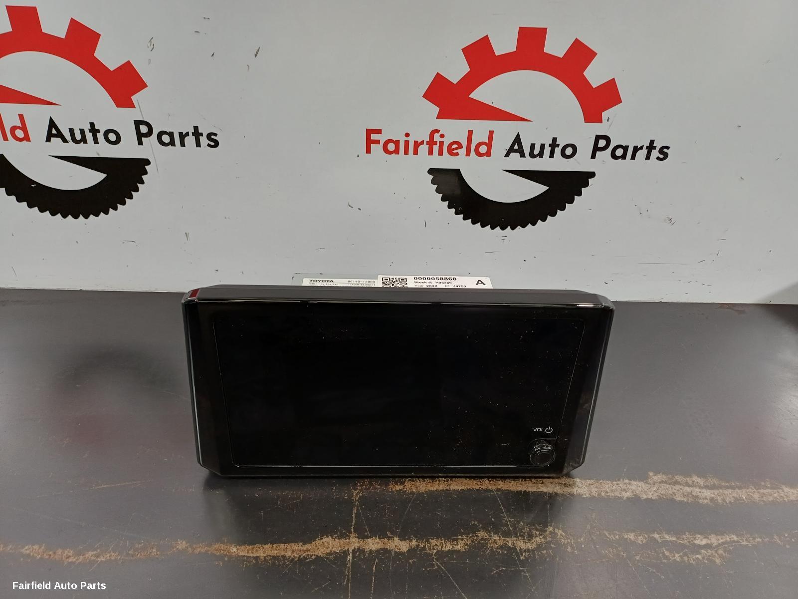 2018-2024 Toyota Corolla Radio Cd Dvd Sat Tv