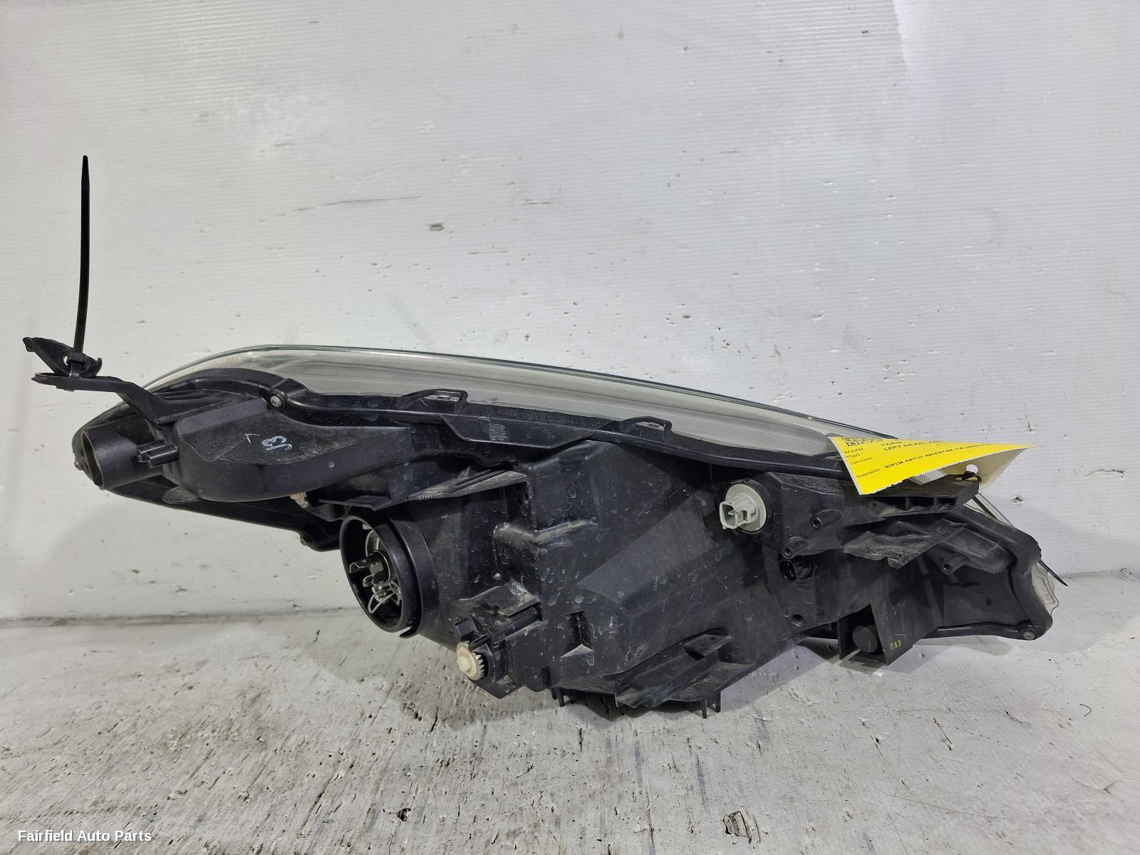 2014-2016 Toyota Yaris Left Headlamp