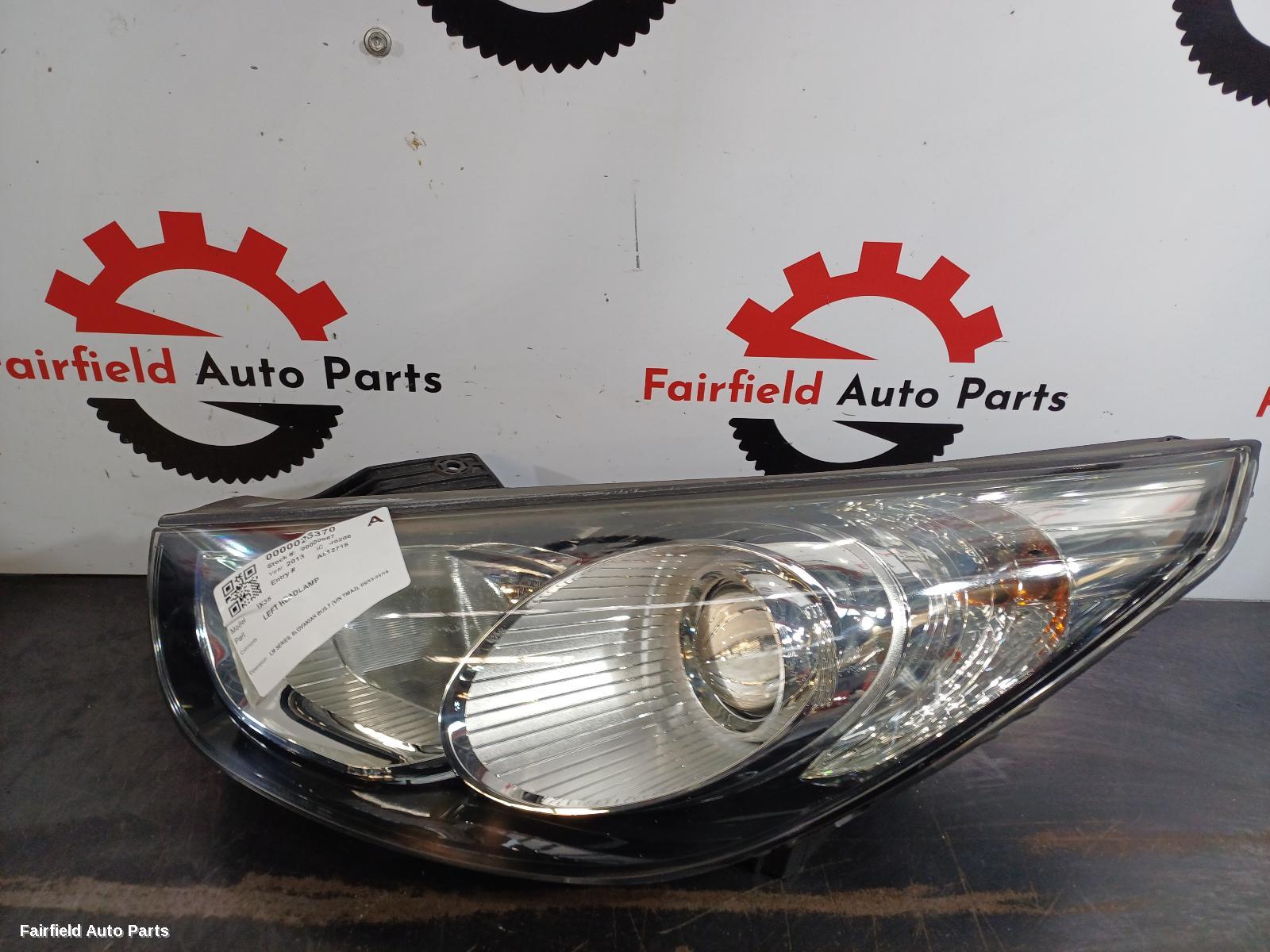 2012-2013 Hyundai Ix35 Left Headlamp