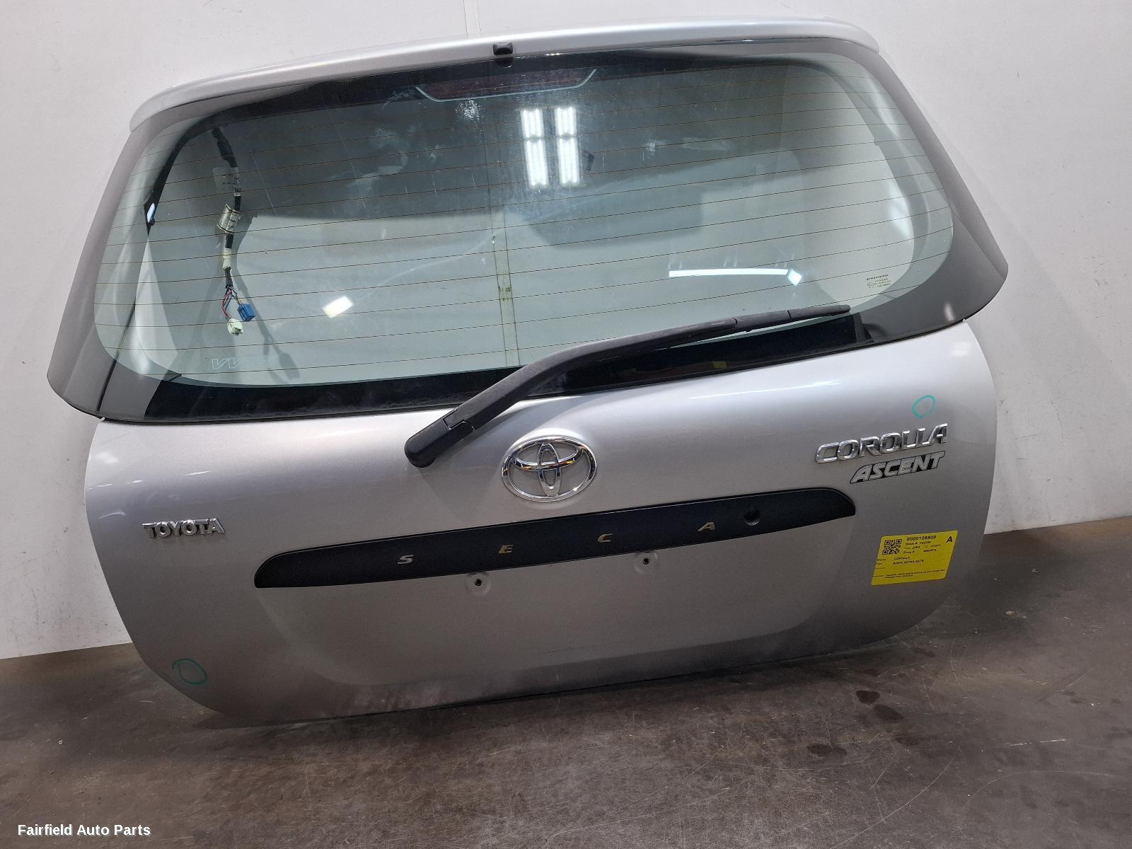 2003-2007 Toyota Corolla Bootlid Tailgate