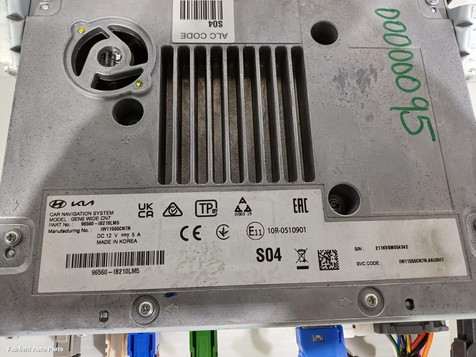 2021-2023 Hyundai I30 Radio Cd Dvd Sat Tv