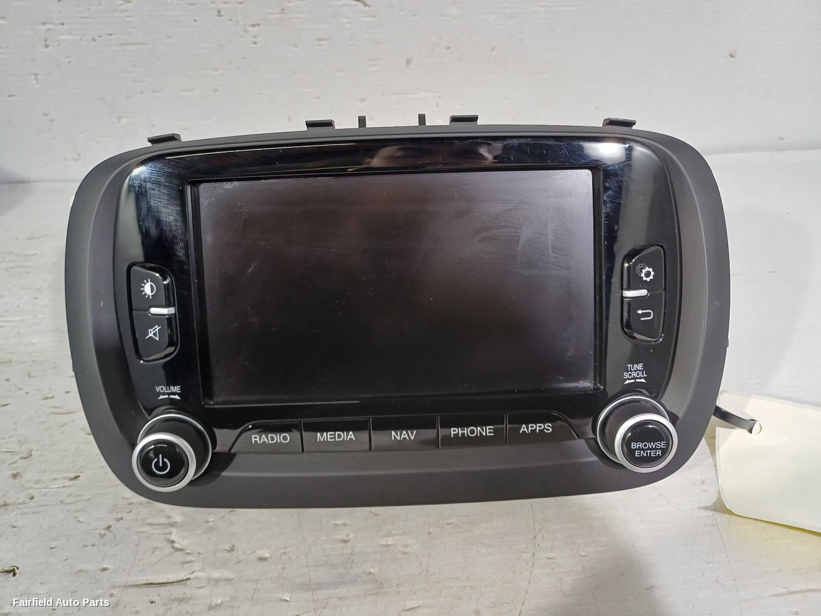 2017 Fiat 500x Radio Cd Dvd Sat Tv