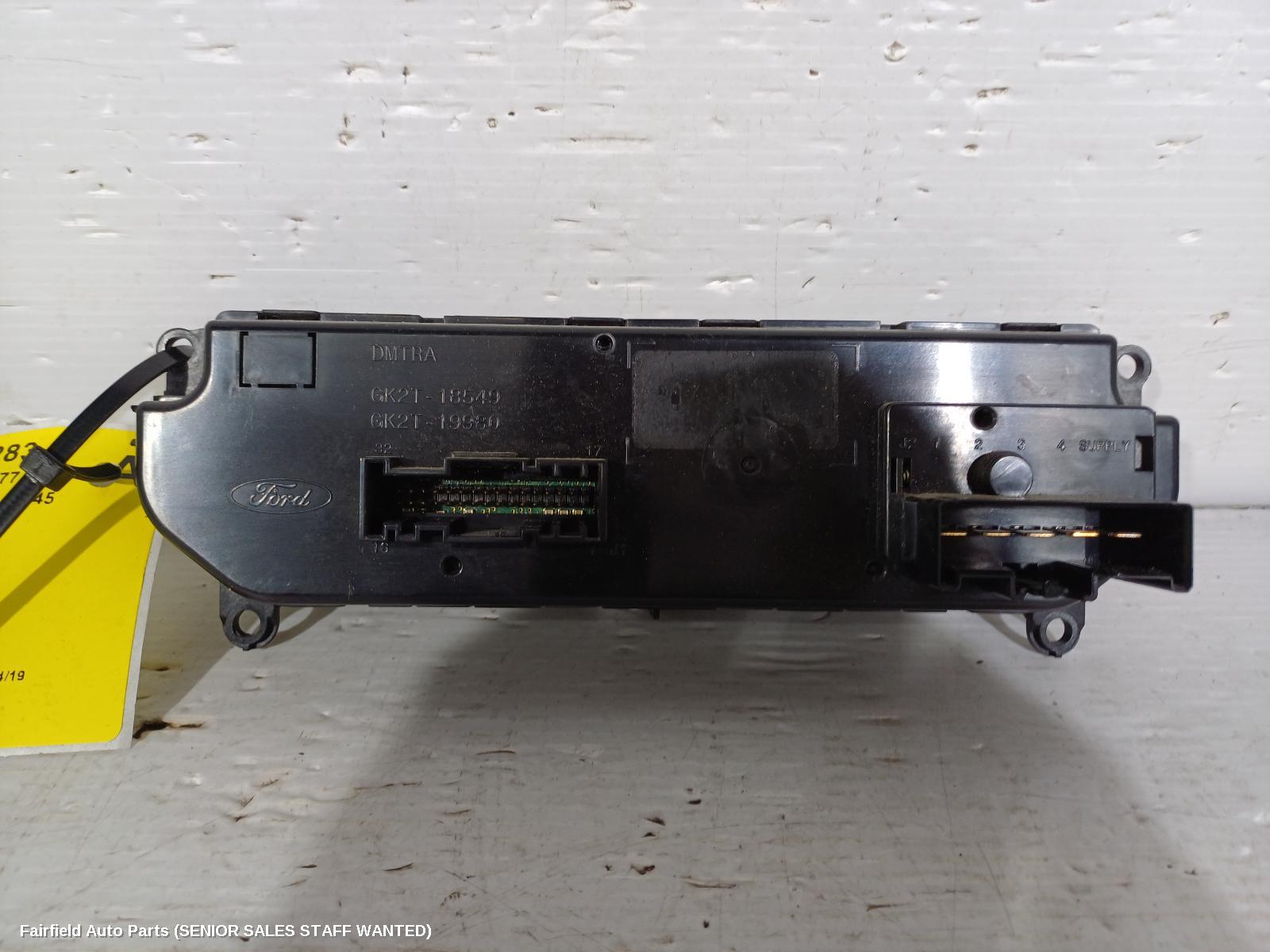 2019 Ford Transit Heater Ac Controls